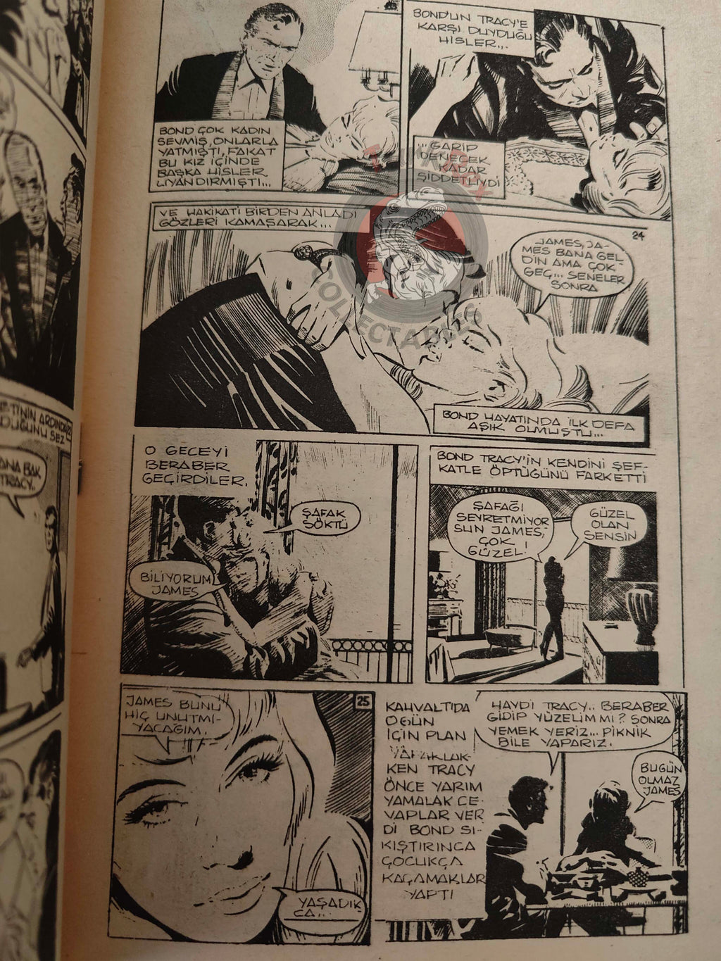 James Bond #1 On Her Majesty’s Secret Service 1967 Turkish Comic Turkey Daily Express