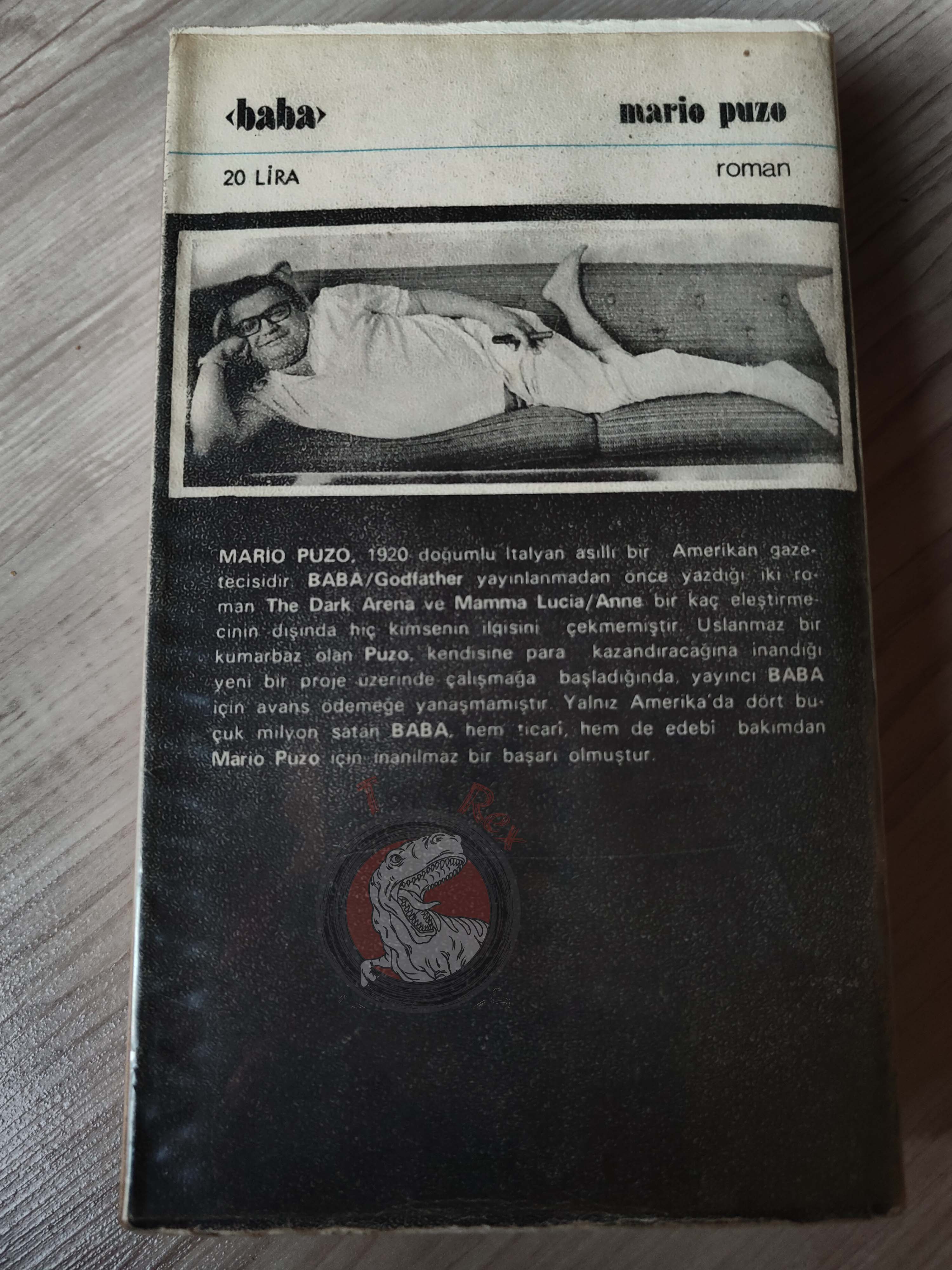 Mario Puzo – The Godfather 1972 Turkish Book Turkey
