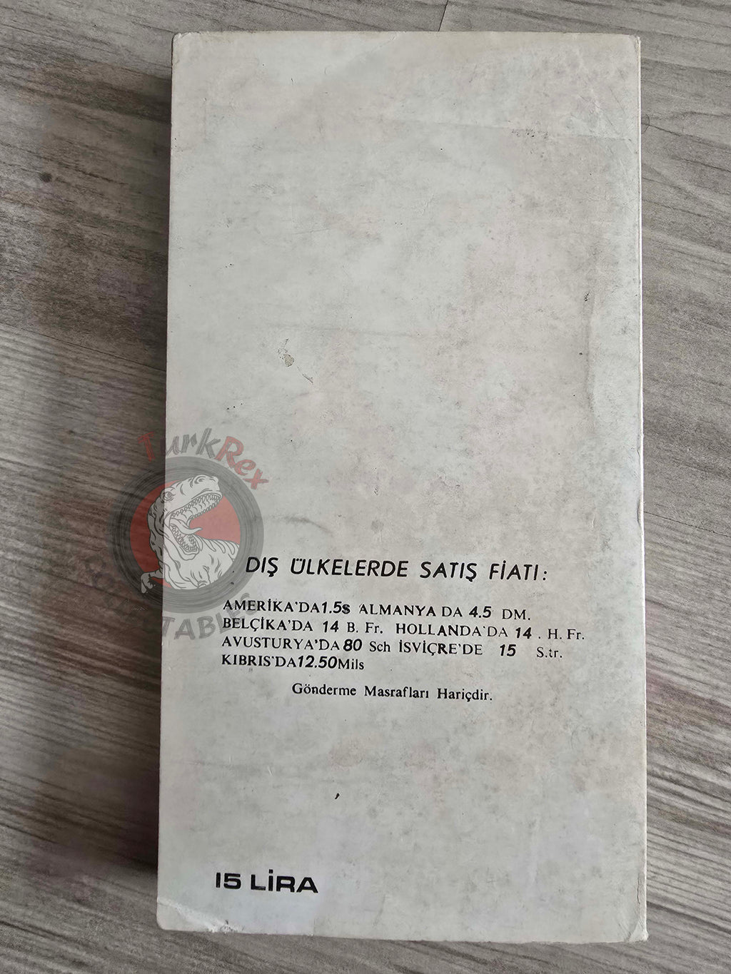 Dr. Richard Kimble – The Fugitive 1974 1st Turkish Book Turkey Tv Series