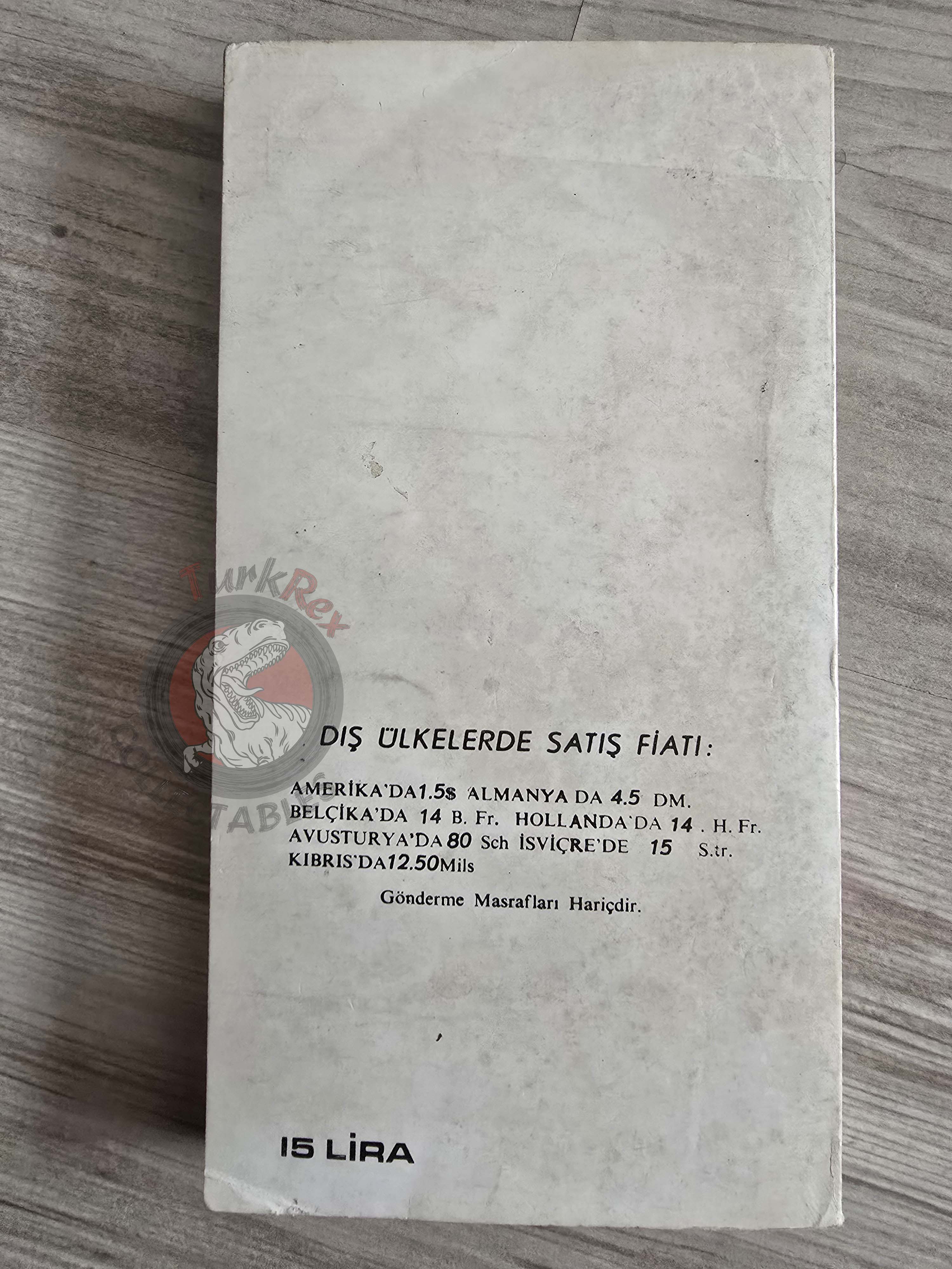 Dr. Richard Kimble – The Fugitive 1974 1st Turkish Book Turkey Tv Series