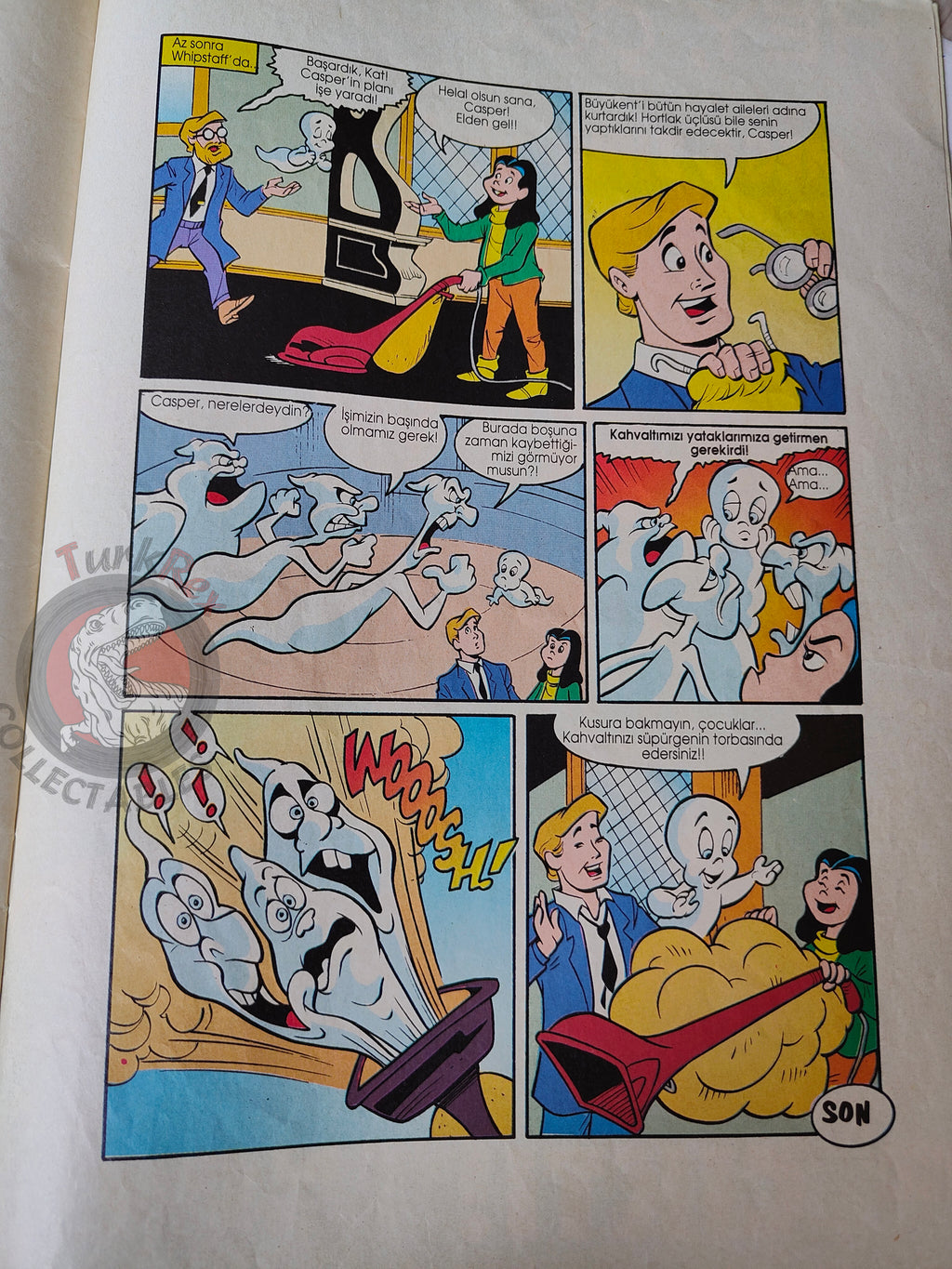 Casper the Friendly Ghost Magazine – Issue #2 1995 Turkish Comic Turkey