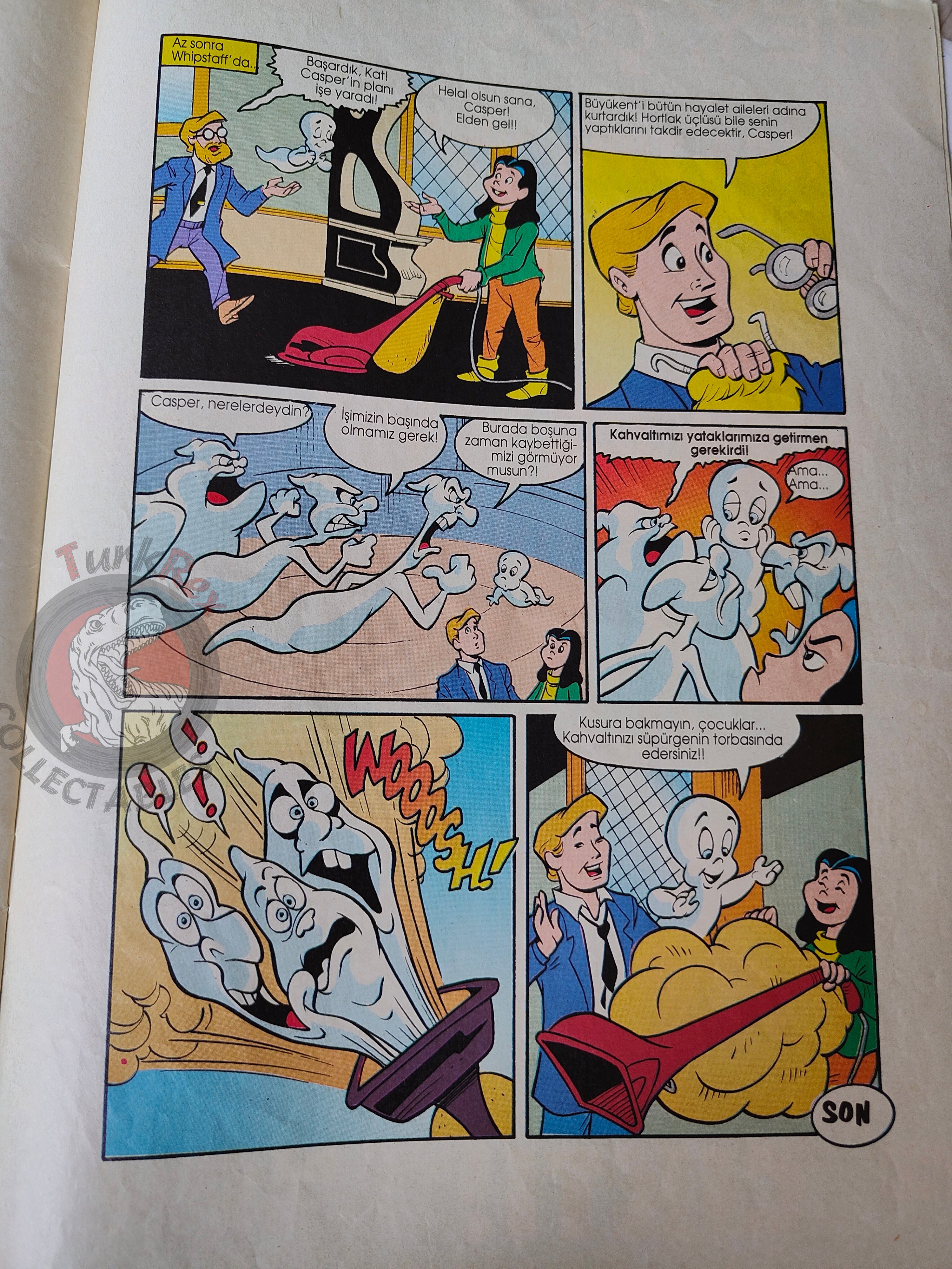 Casper the Friendly Ghost Magazine – Issue #2 1995 Turkish Comic Turkey