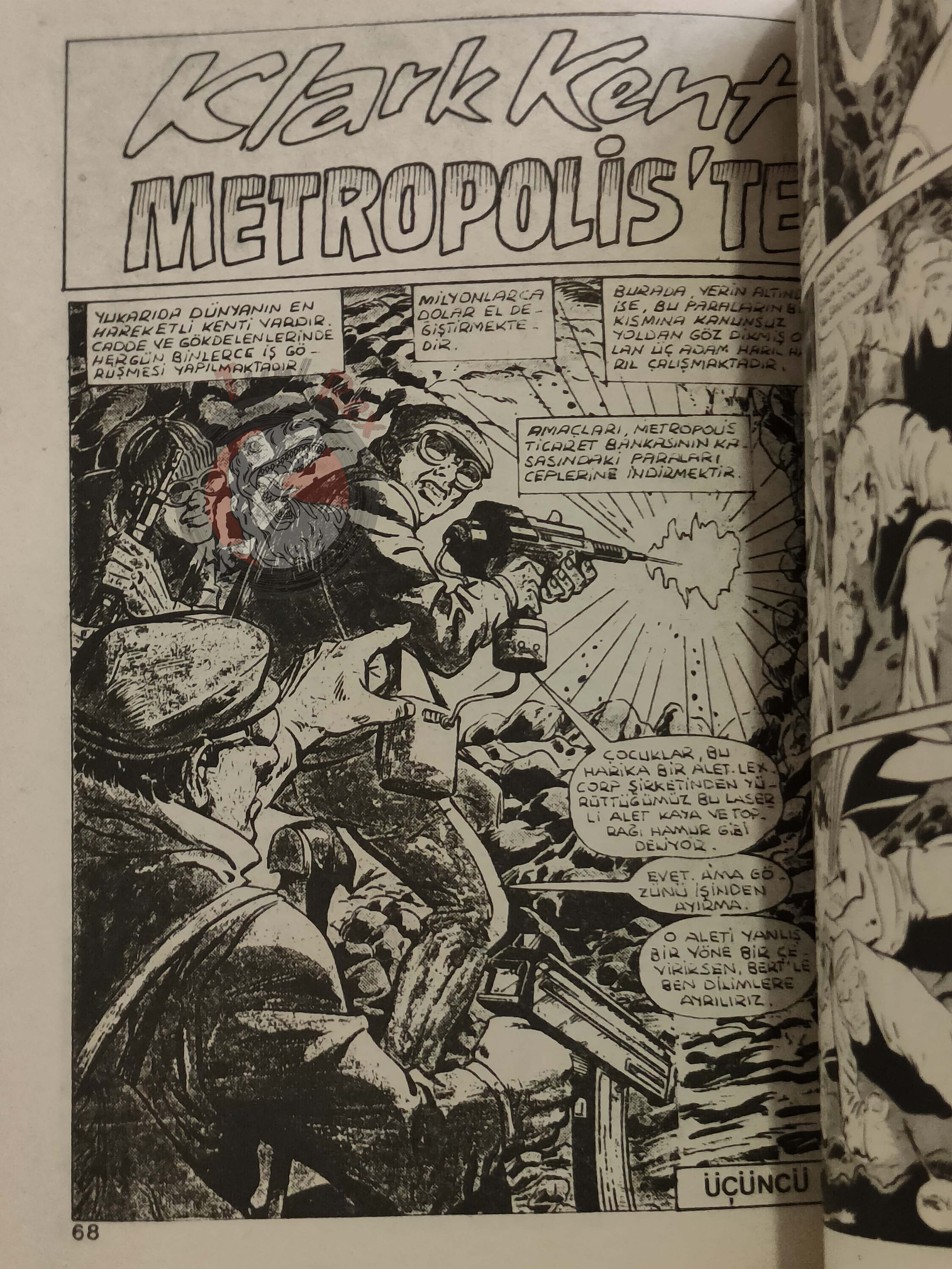 Superman #79 1990 Turkish Comic Turkey World of Metropolis #1 #2 #3 Action Comics #410