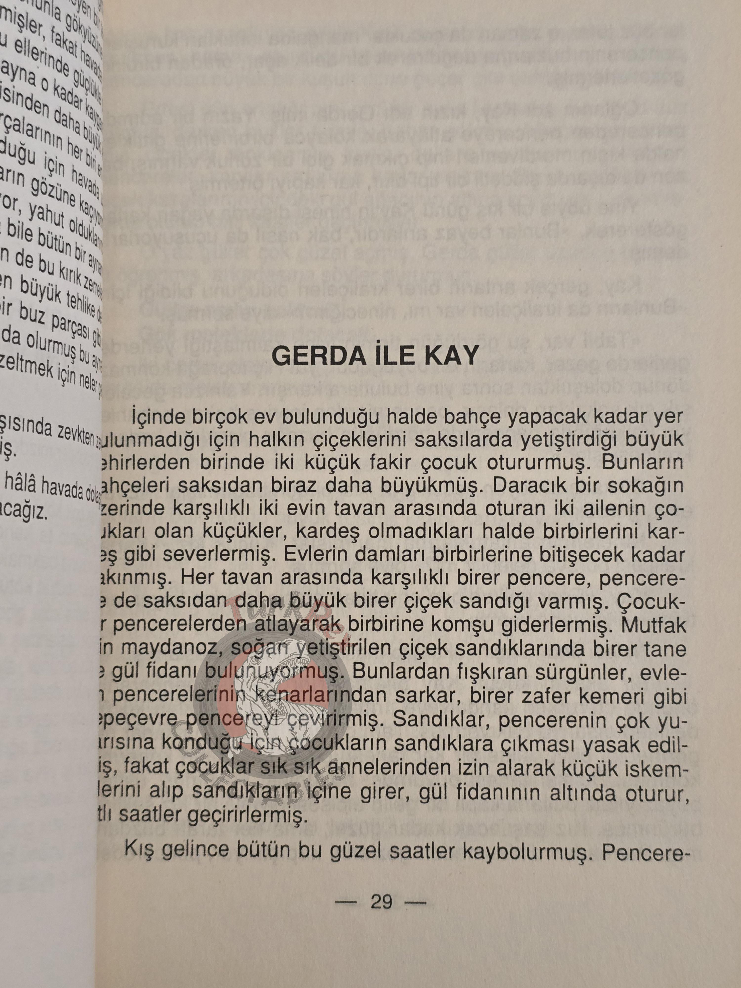 Hans Christian Andersen – Andersen's Fairy Tales 2005 Turkish Book Turkey