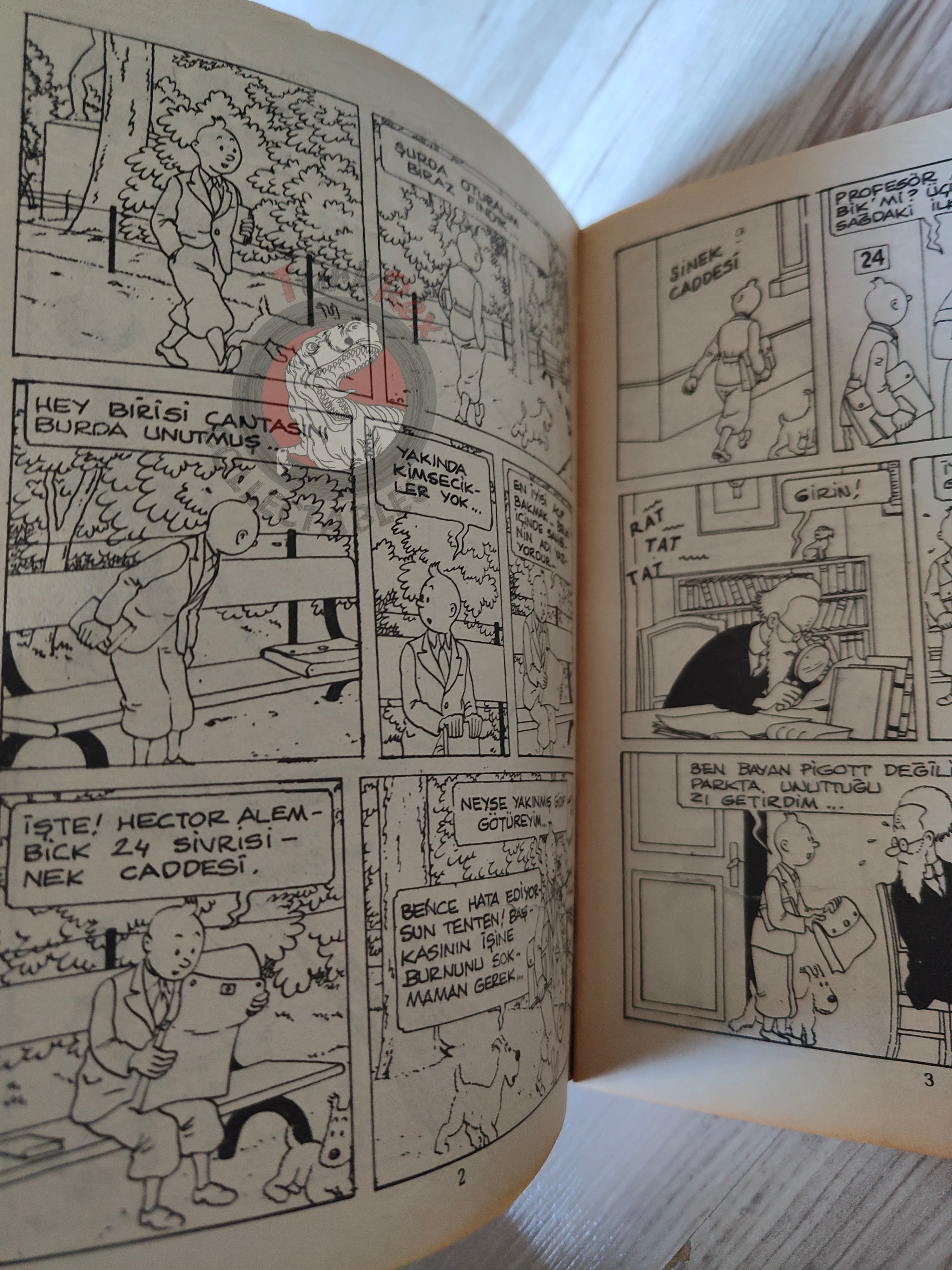 Tintin – King Ottokar’s Sceptre mid 1980s Turkish Edition Comic Turkey 1