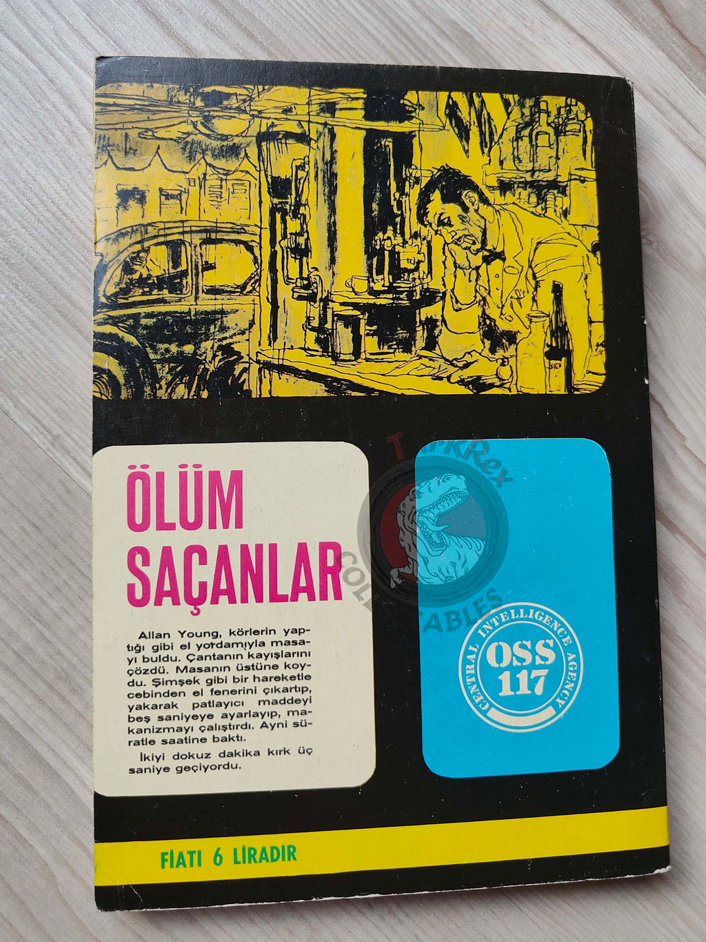 Jean Bruce O.S.S. 117 Coup d’éclat à Pretoria 1966 1st Turkish Book Turkey John Pratt