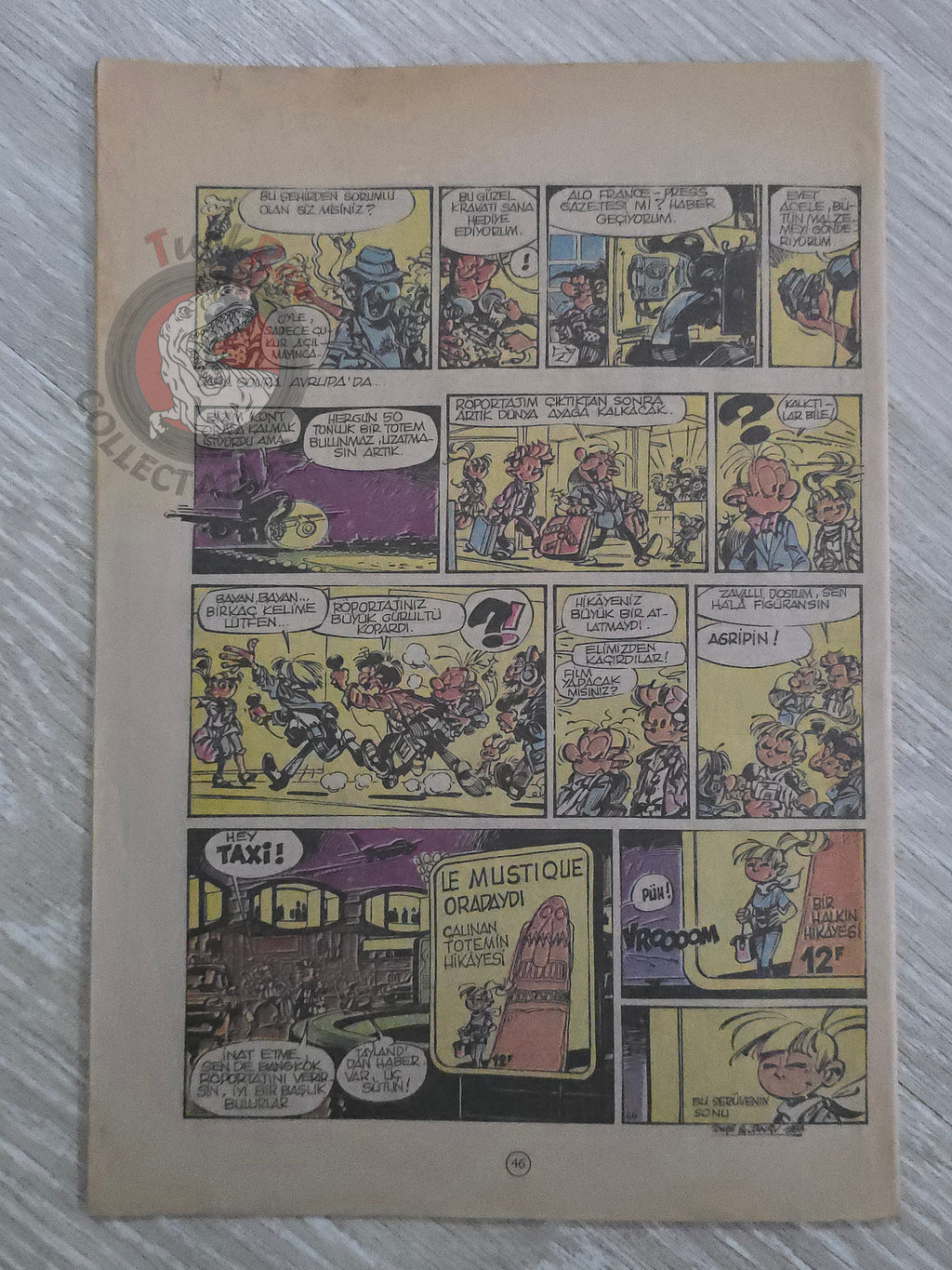 Spirou & Fantasio #5 Aventure en Australie 1989 Turkish Comic Turkey