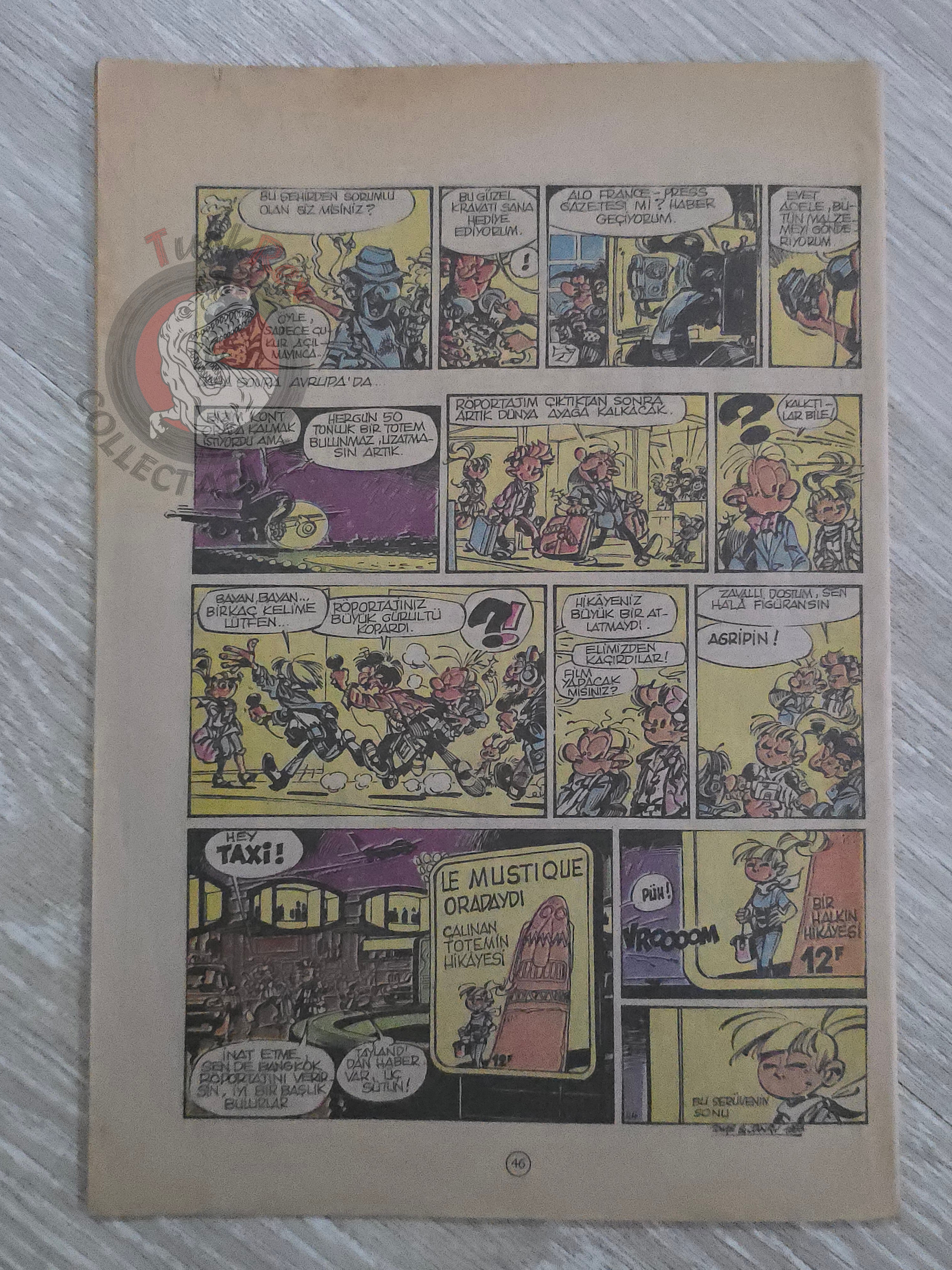 Spirou & Fantasio #5 Aventure en Australie 1989 Turkish Comic Turkey