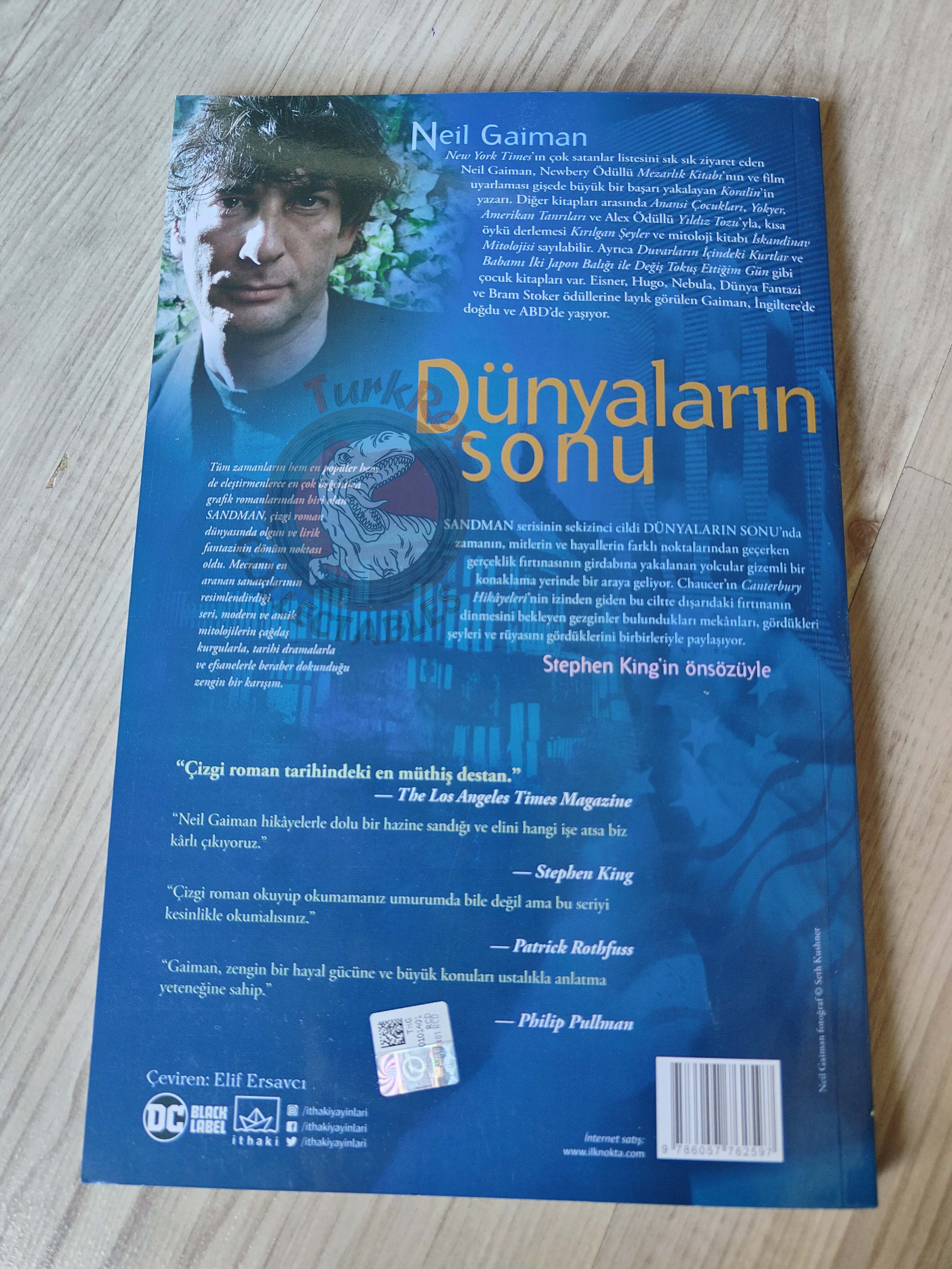 The Sandman Vol #8: Worlds End Turkish Comic Turkey
