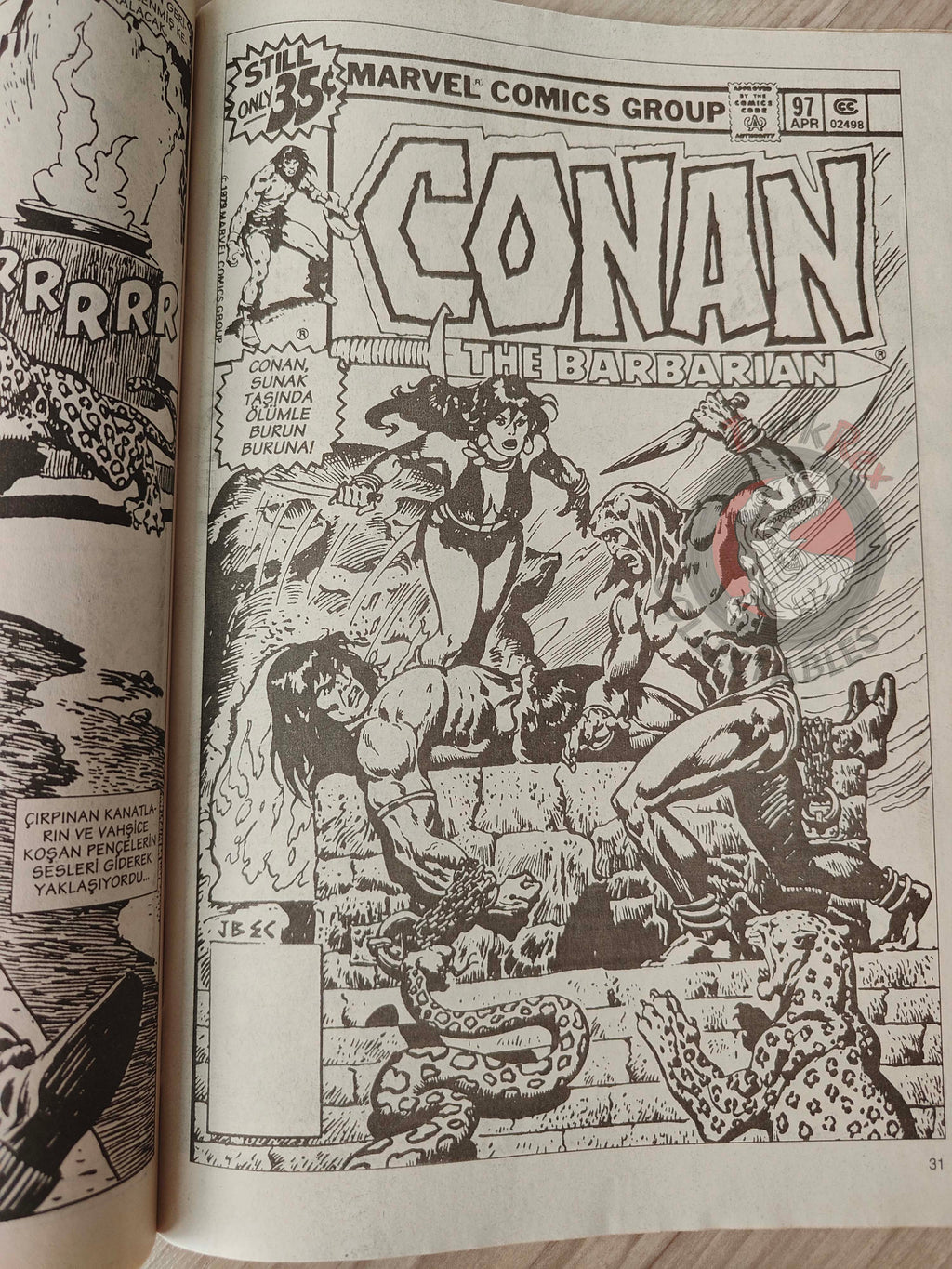 Conan The Barbarian #11 2001 Turkish Comic Turkey #96 #97 #98