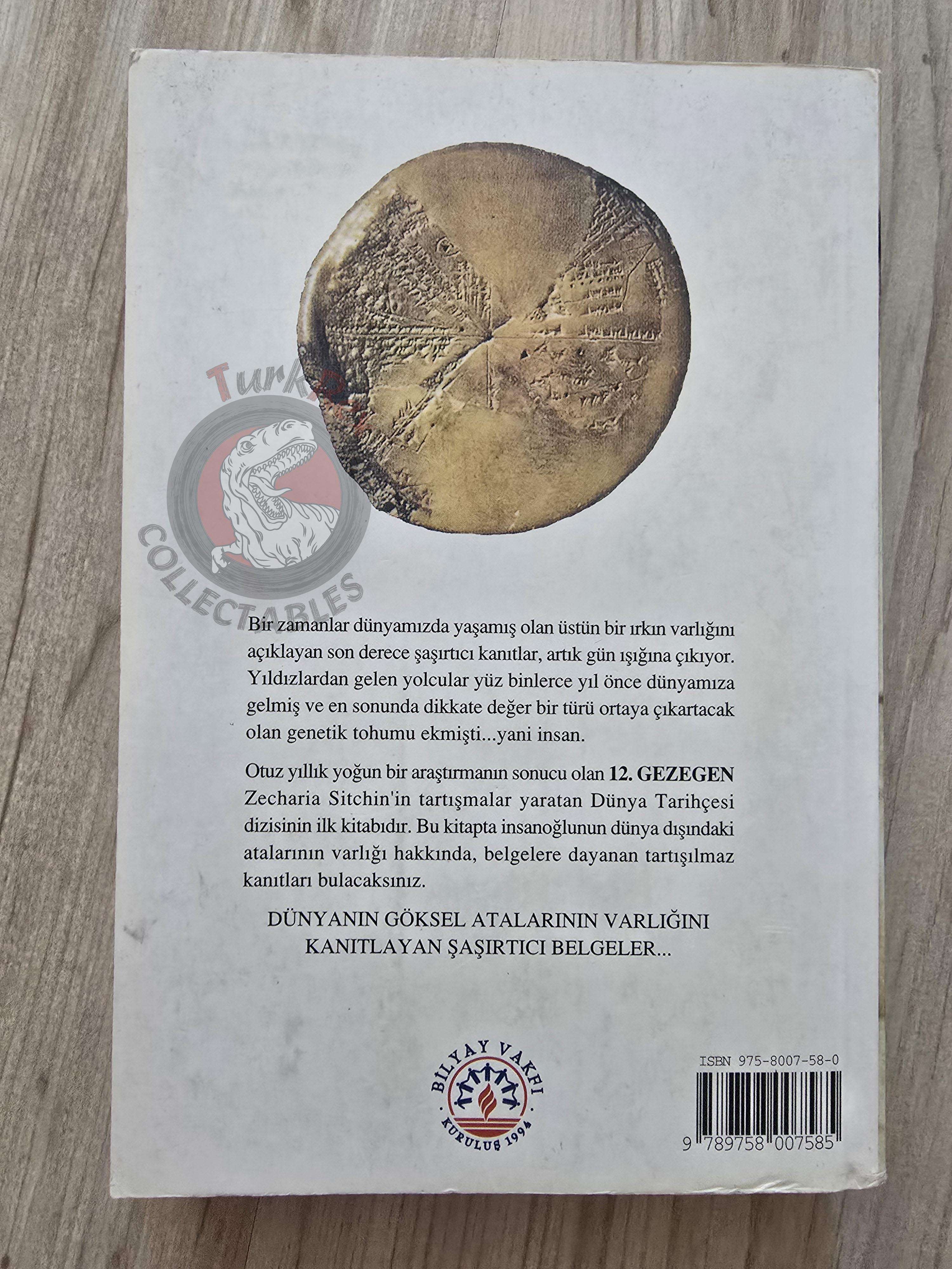 Zecharia Sitchin – The 12th Planet 1998 Turkish Book Turkey