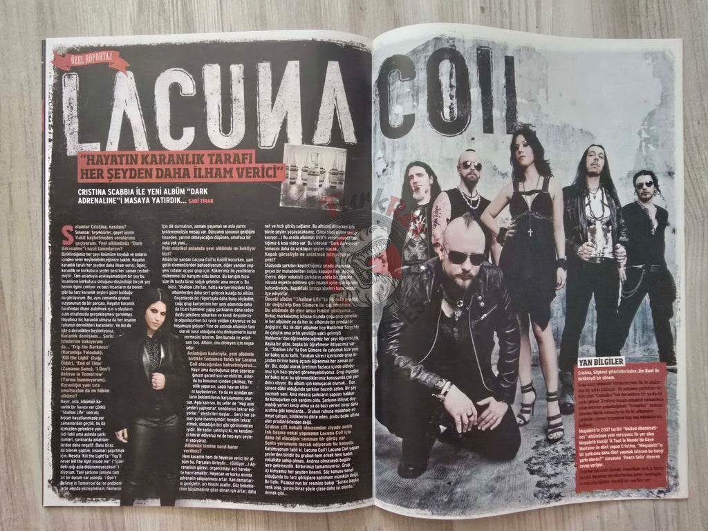 Headbang 2012 Opeth Turkish Mag Turkey Van Halen Lamb of God Lacuna Coil