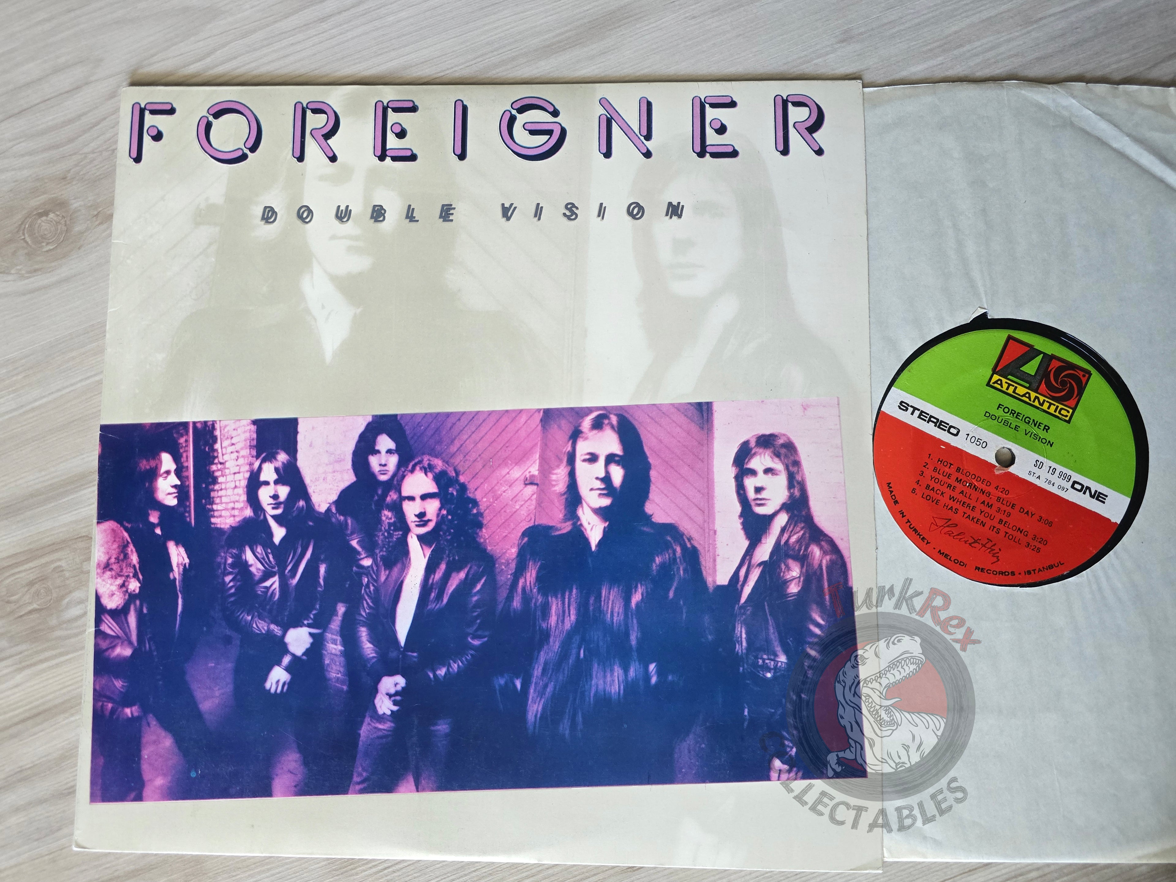 Foreigner – Double Vision Turkish Pressing Vinyl Turkey Edition