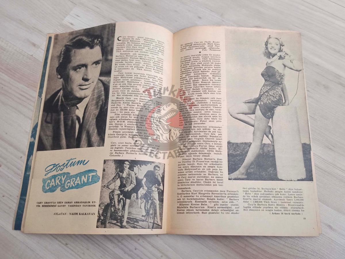 Yıldız 1945 Hedy Lamarr Turkish Mag Turkey Hollywood Shirley Temple Linda Darnell Errol Flynn