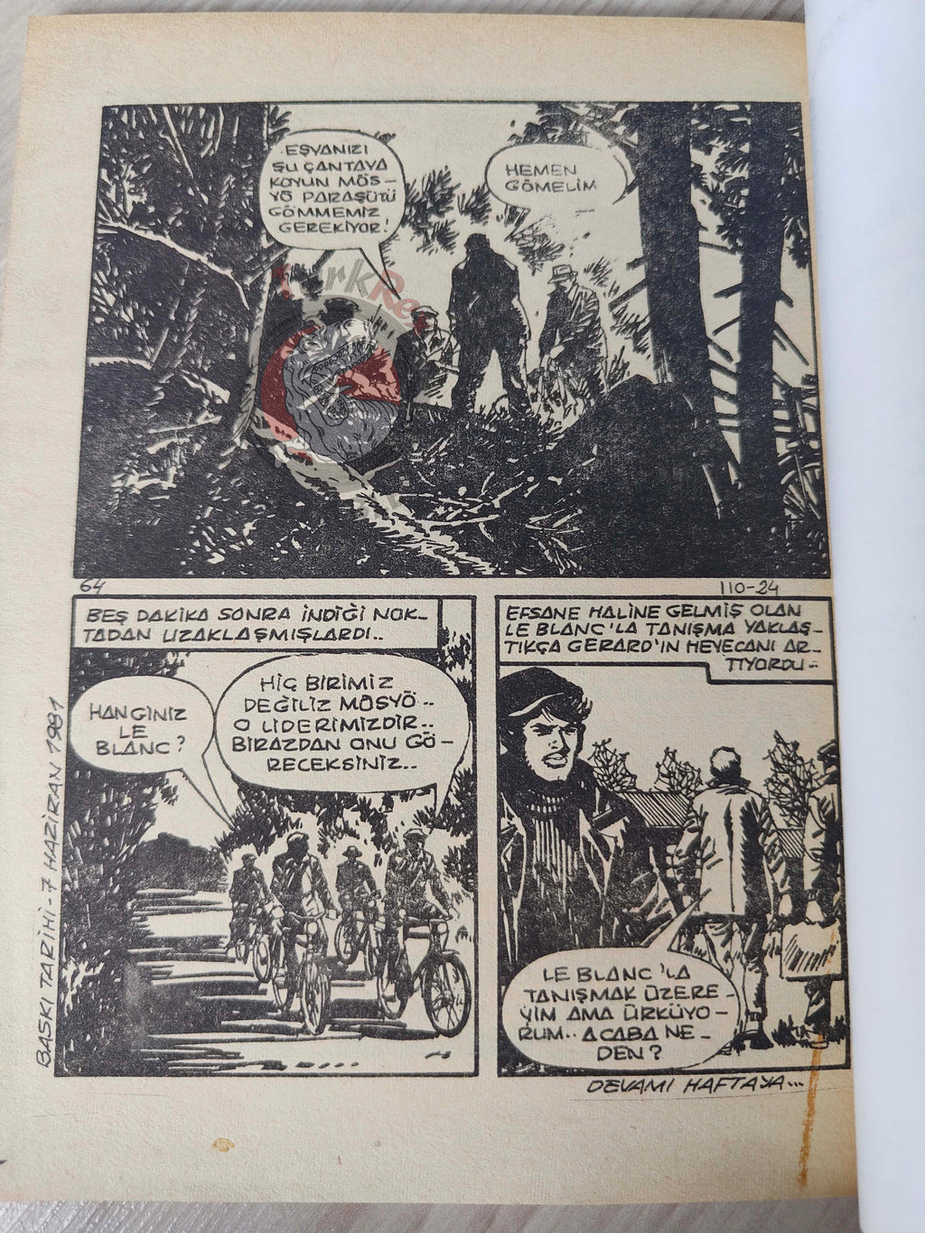 War Picture Library #6 1981 Turkish Comic Turkey WW2 stories