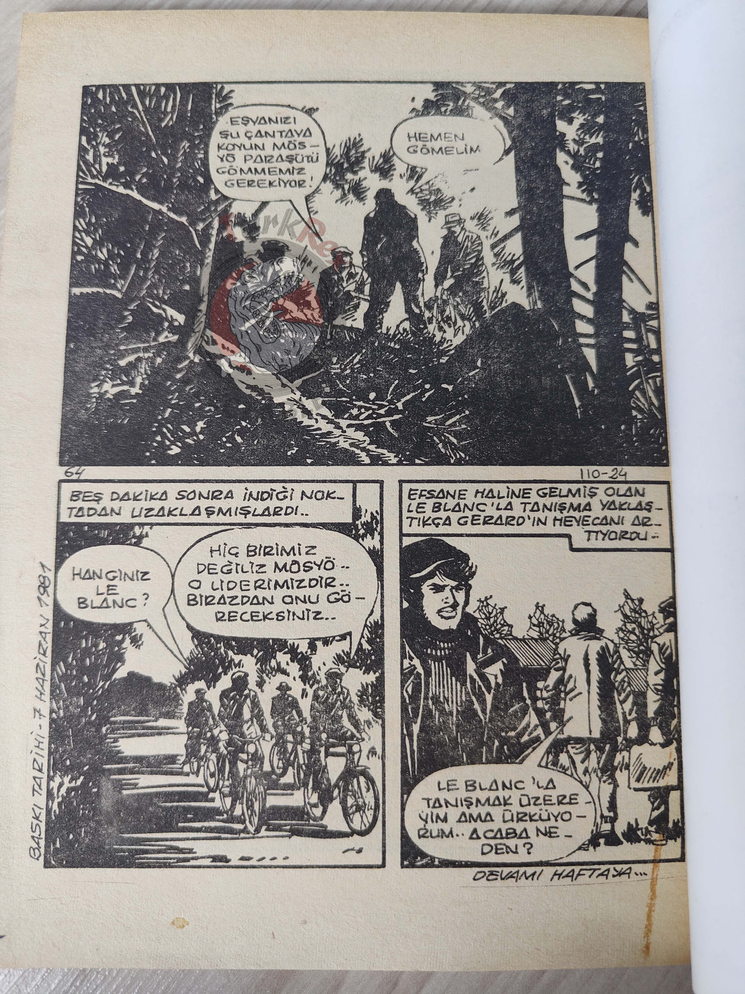 War Picture Library #6 1981 Turkish Comic Turkey WW2 stories