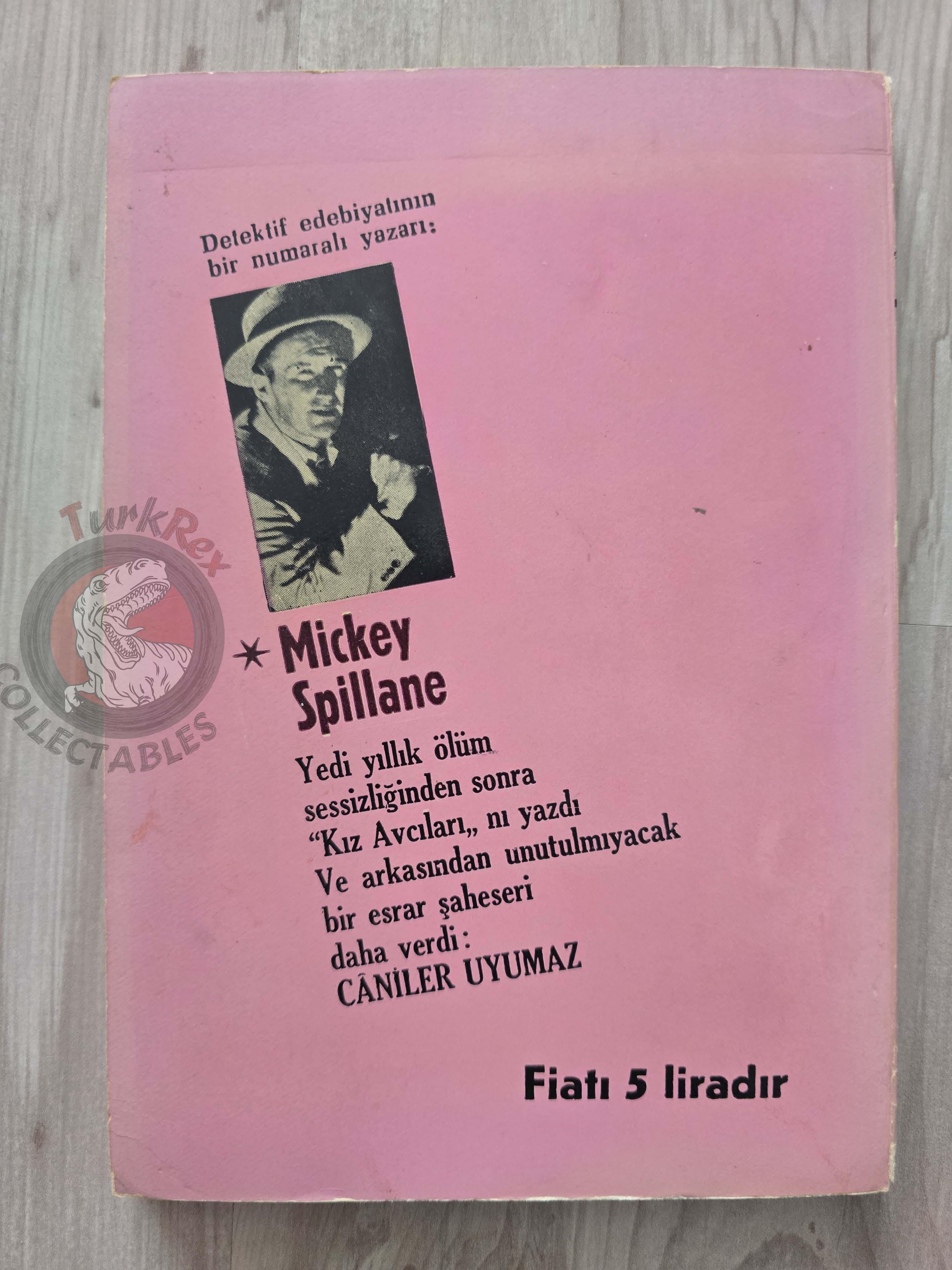 Mickey Spillane – You Are the Target 1965 1st Turkish Book Turkey