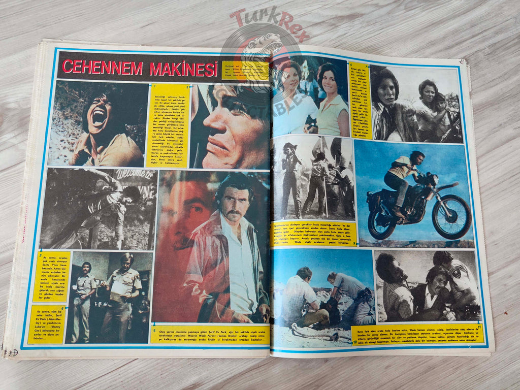 Ses 1981 Ornella Muti Turkish Mag Turkey Abba poster Eurovision James Brolin Franz Gsellmann