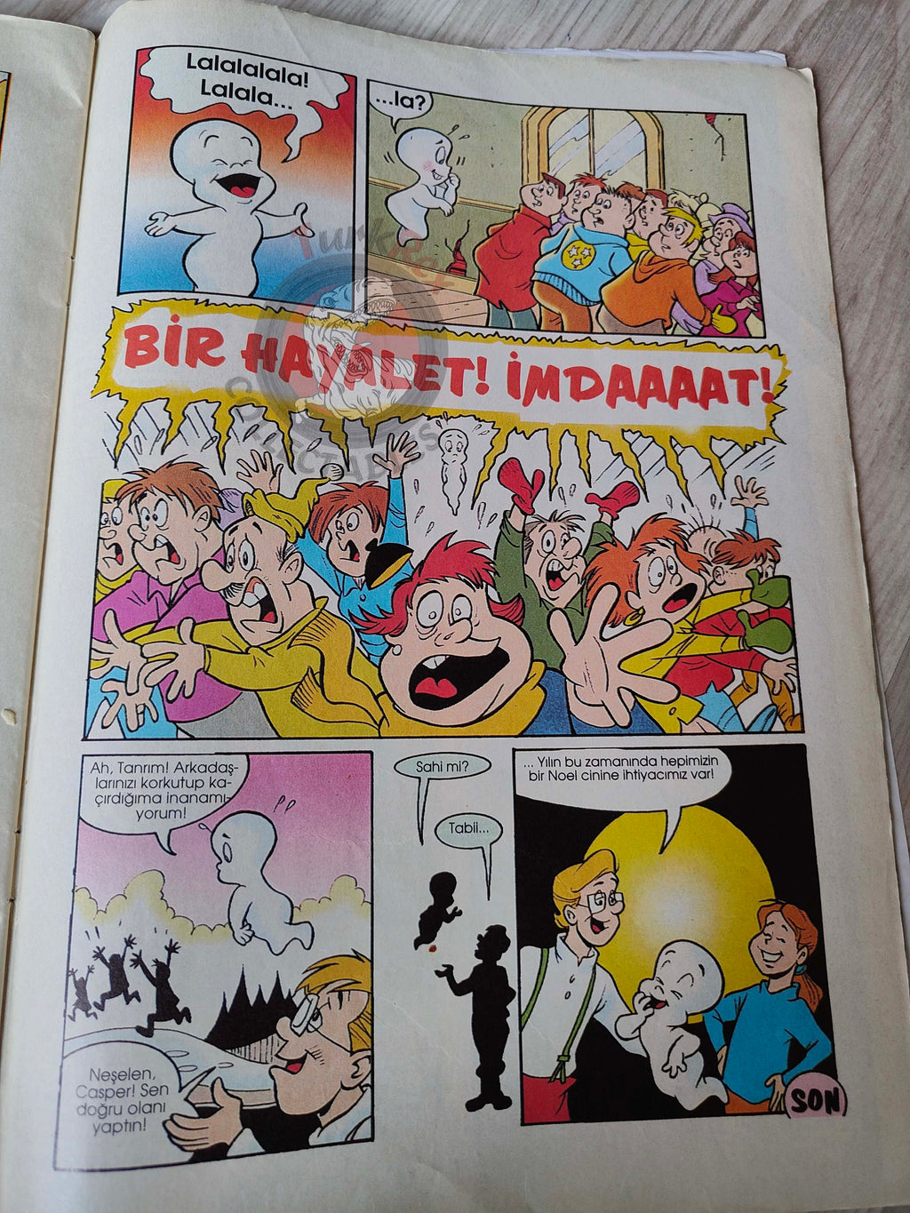 Casper the Friendly Ghost Magazine – Issue #4 1995 Turkish Comic Turkey