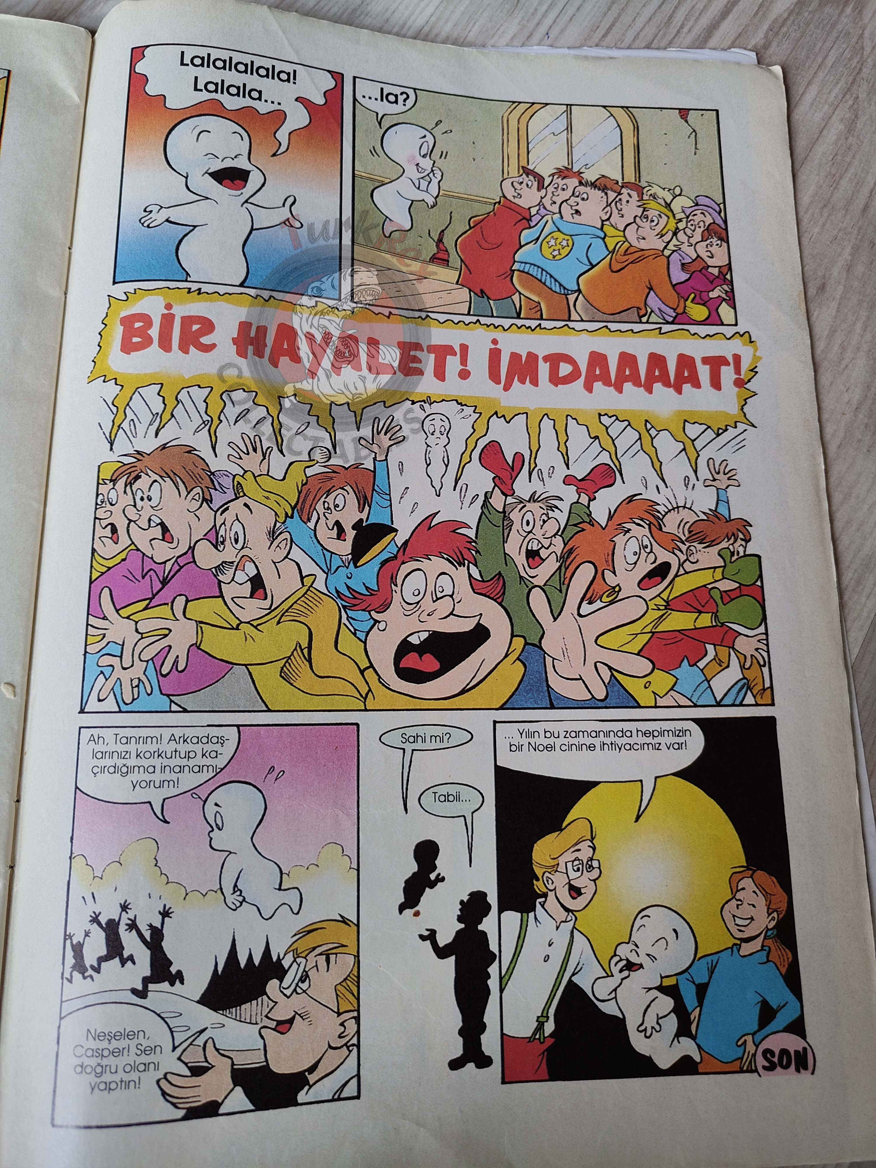 Casper the Friendly Ghost Magazine – Issue #4 1995 Turkish Comic Turkey