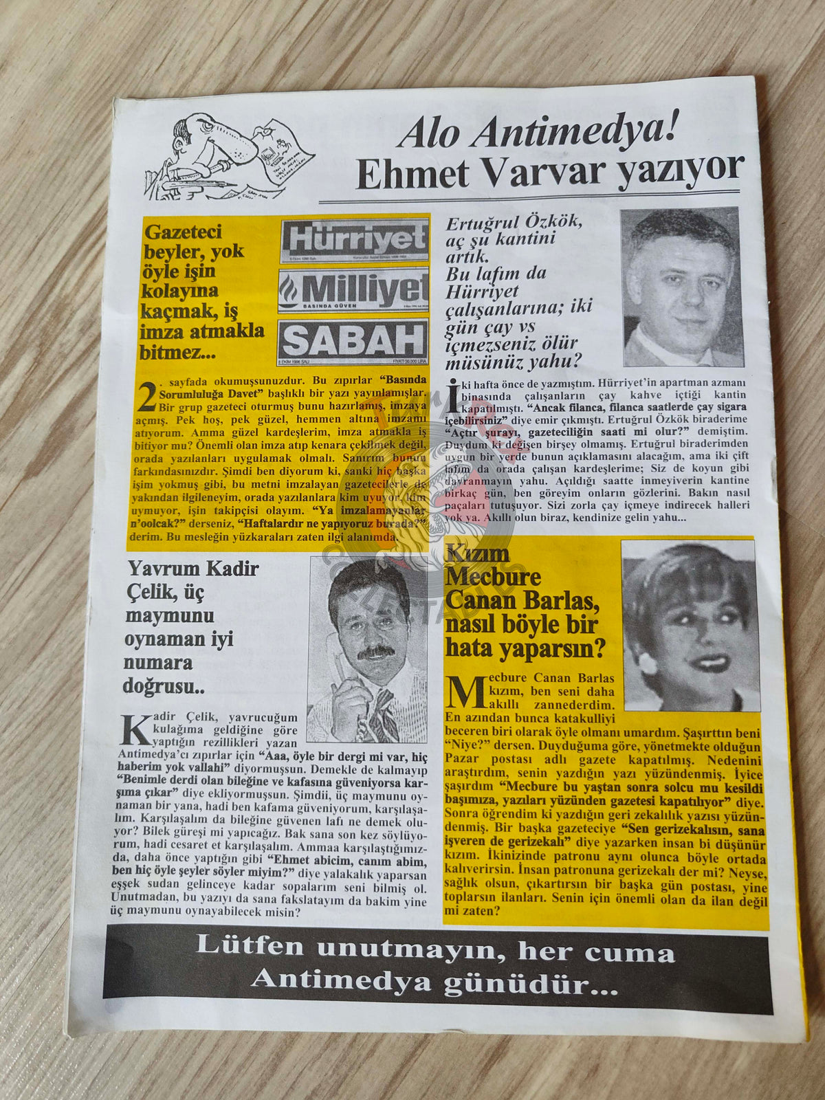 Antimedya 1996  Muammar Gaddafi Libya Turkish Magazine Turkey Erbakan