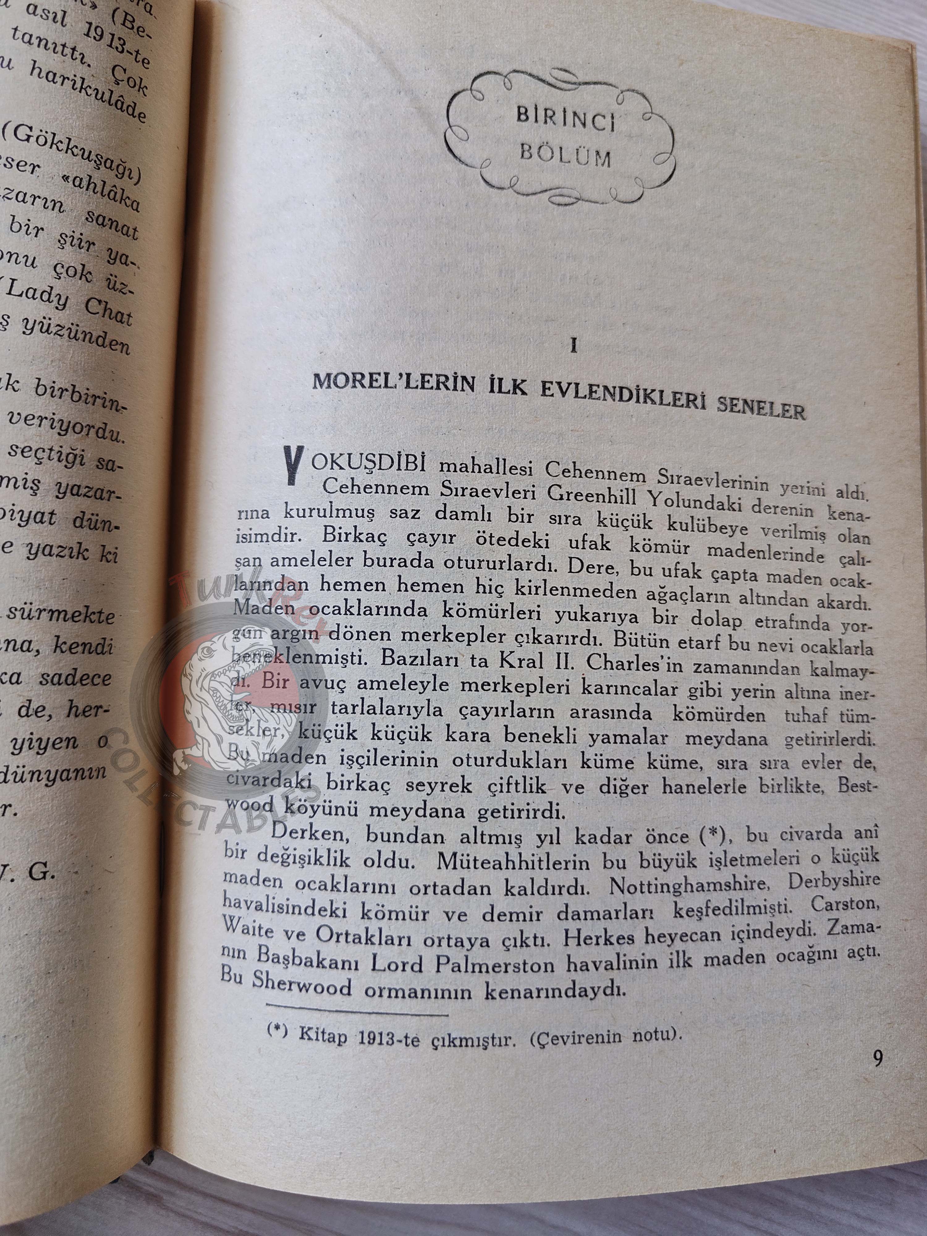 D. H. Lawrence – Sons and Lovers 1965 1st HC/DJ Turkish Book Turkey