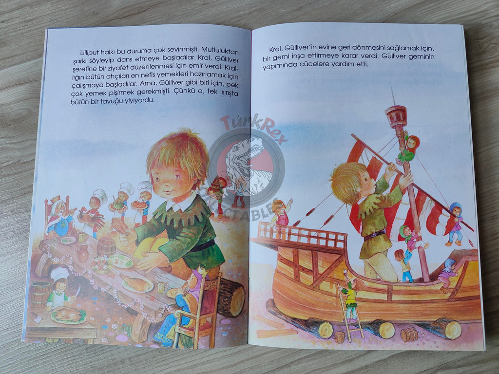 Jonathan Swift – Gulliver's Travels 2006 Turkish Book Turkey Illustrated Maria Pascual