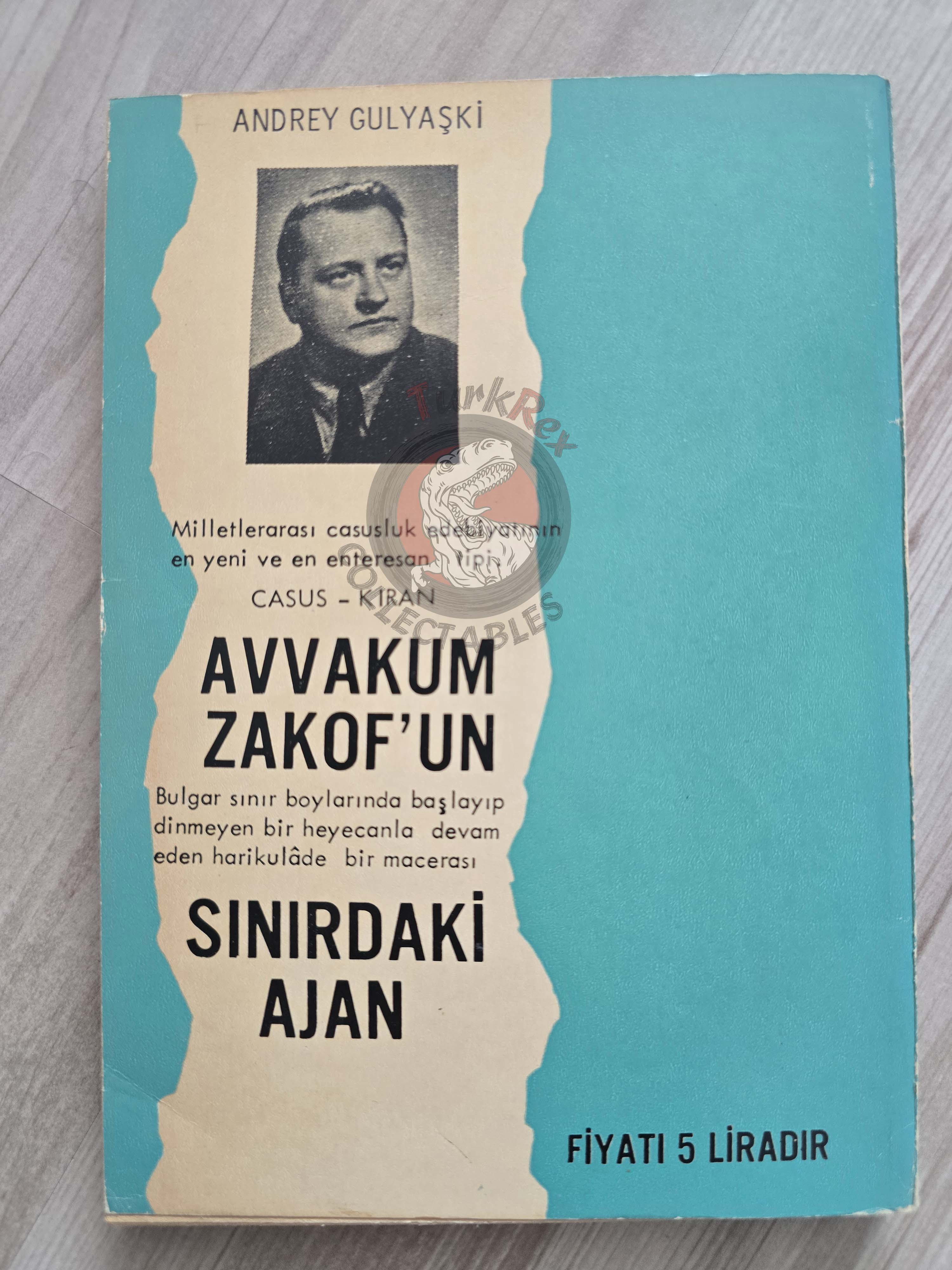 Andrei Gulyashki - Avvakum Zakov  1966 1st Turkish Book Turkey
