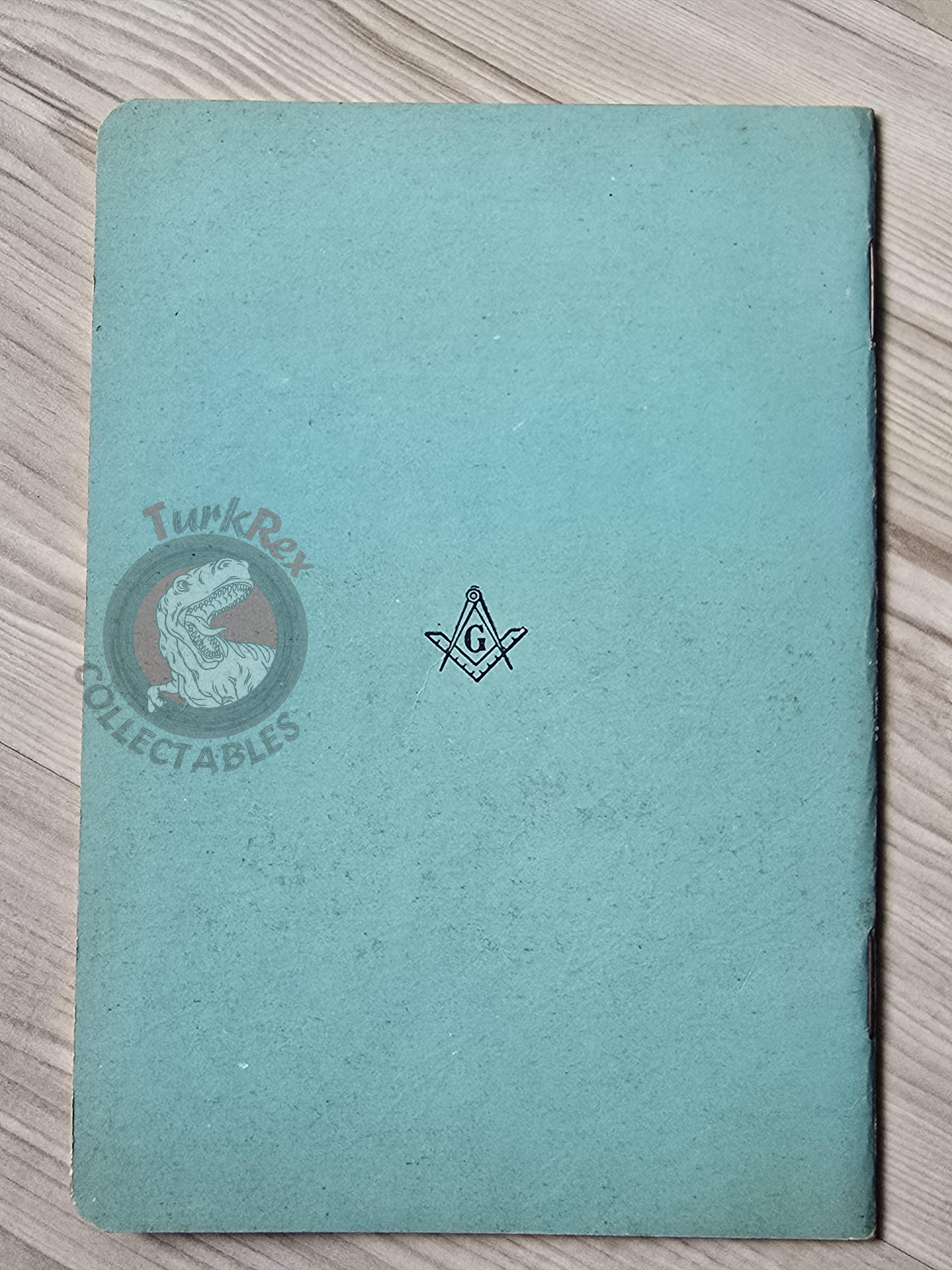 Turkish Freemasonry 3rd Degree Master Ritual Booklet Masonic Masons of Turkey