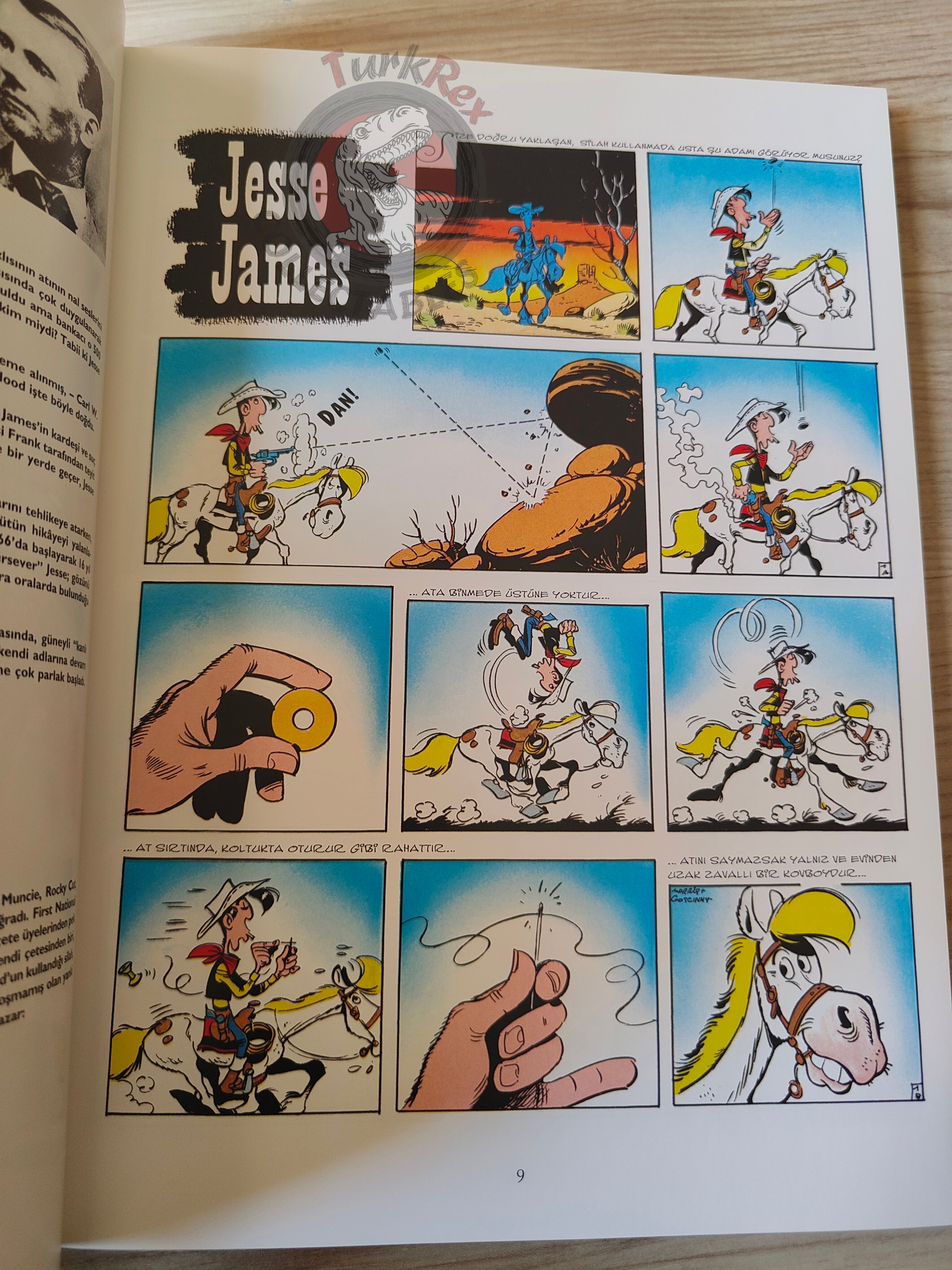Lucky Luke – L'integrale #12 Turkish Comic Turkey Jesse James