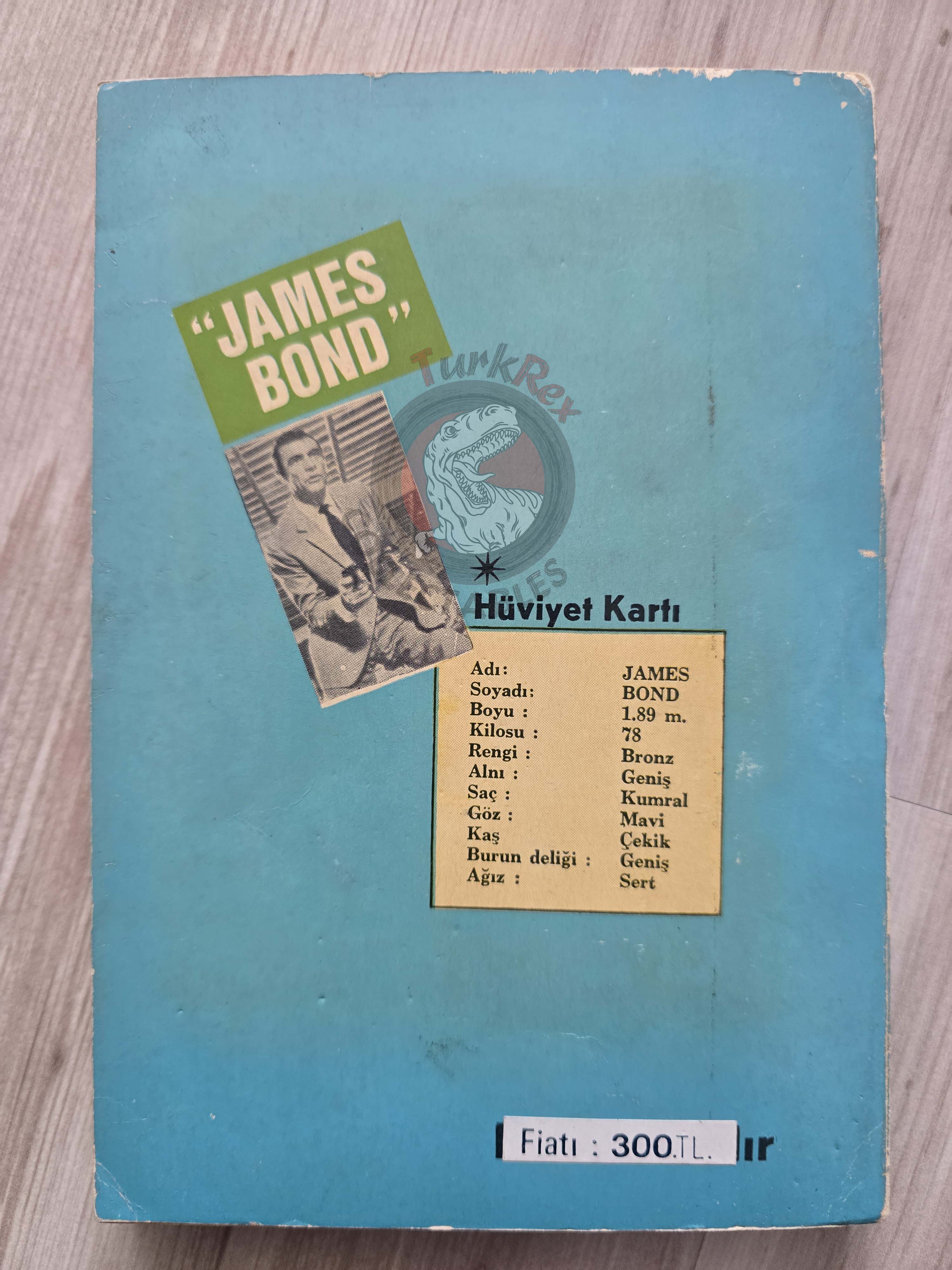 James Bond - Moonraker 1965 1st Turkish Book Turkey Ian Fleming