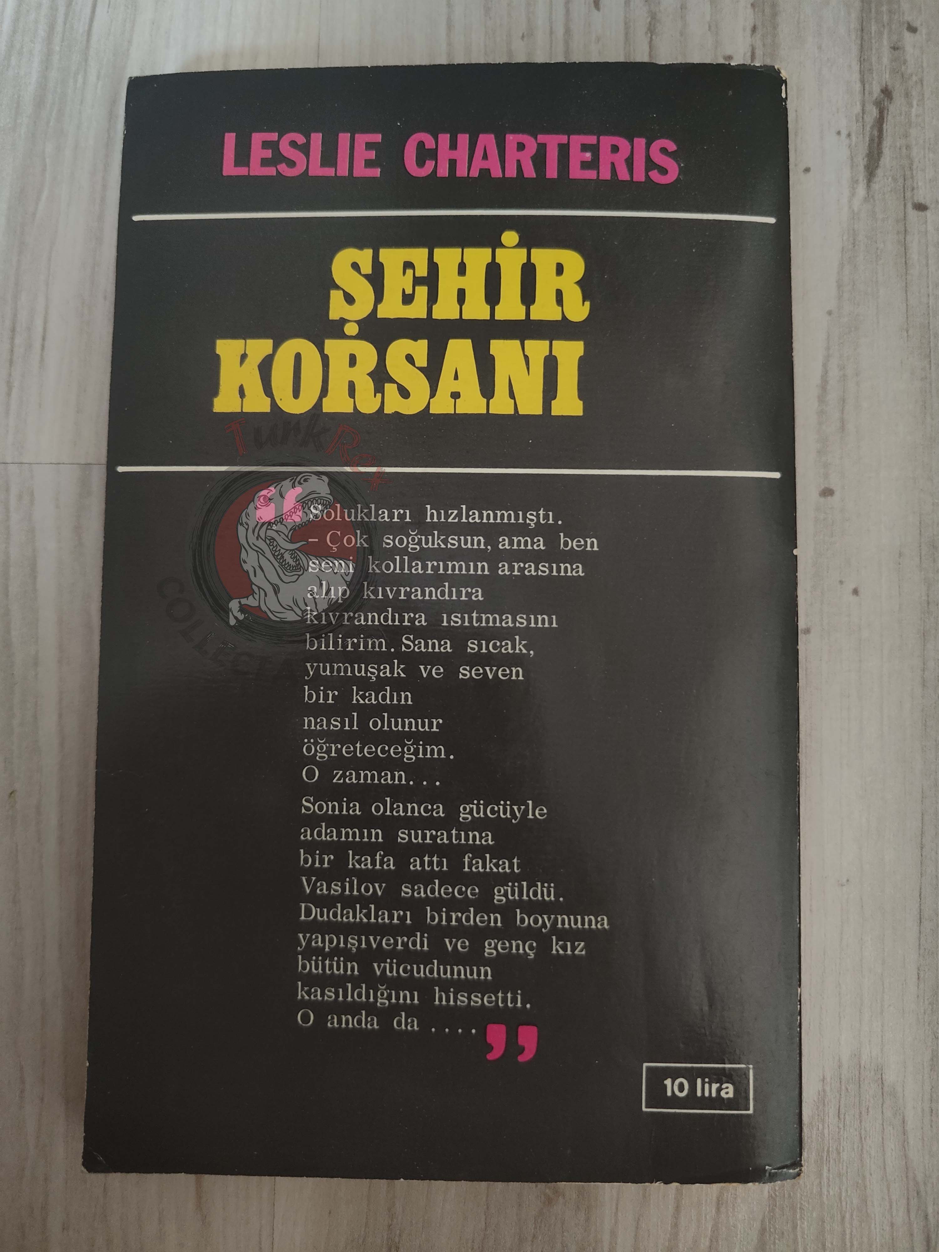 Leslie Charteris – Saint: Knight Templar 1971 1st Turkish Book Turkey