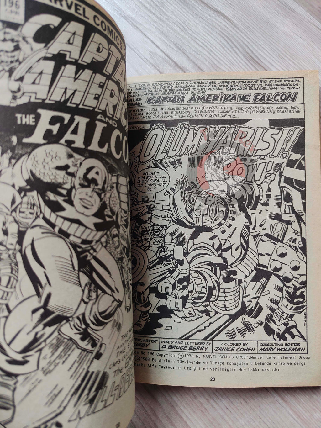 Captain America – Volume 6 1989 Turkish Comic Turkey