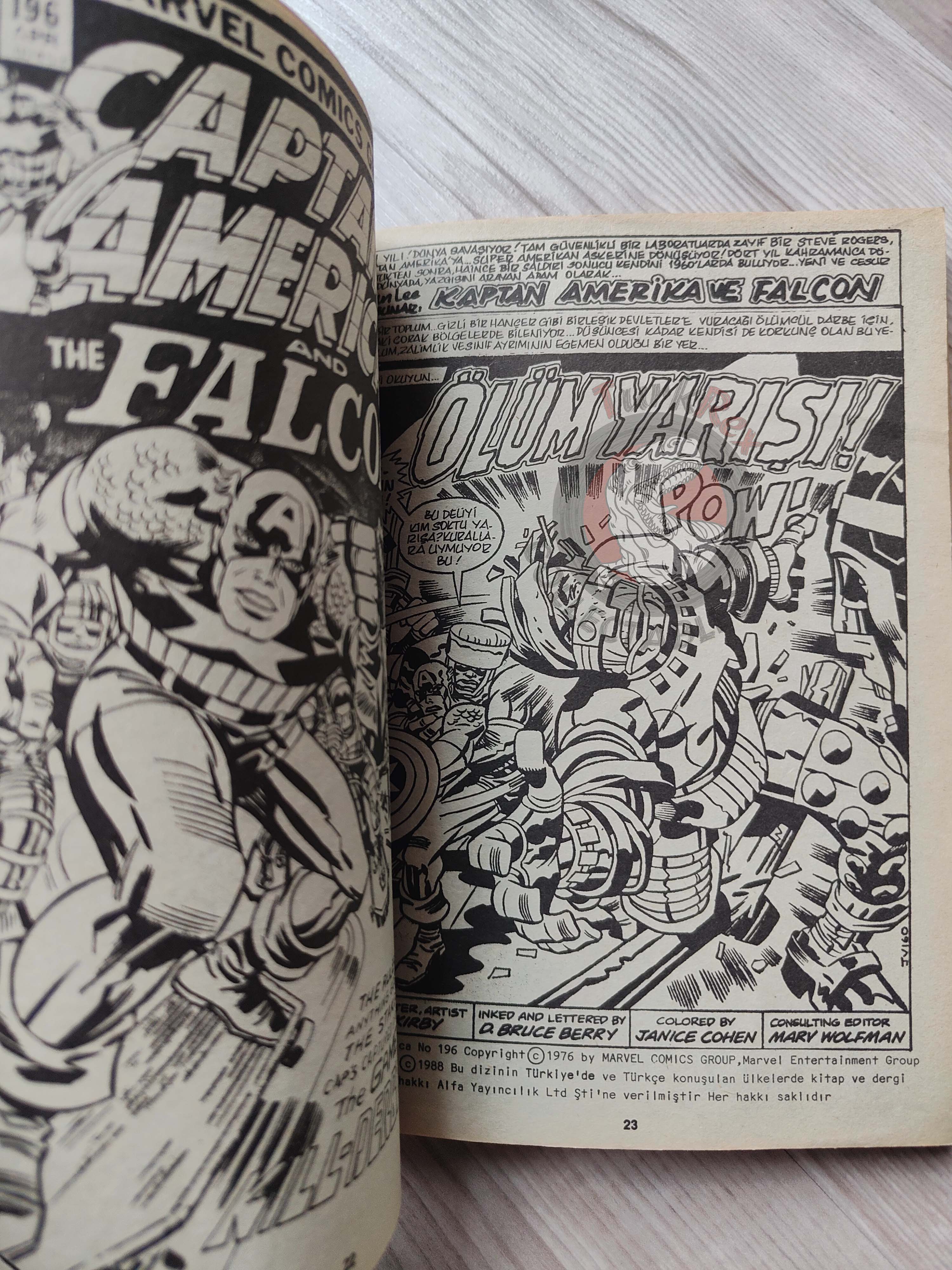 Captain America – Volume 6 1989 Turkish Comic Turkey