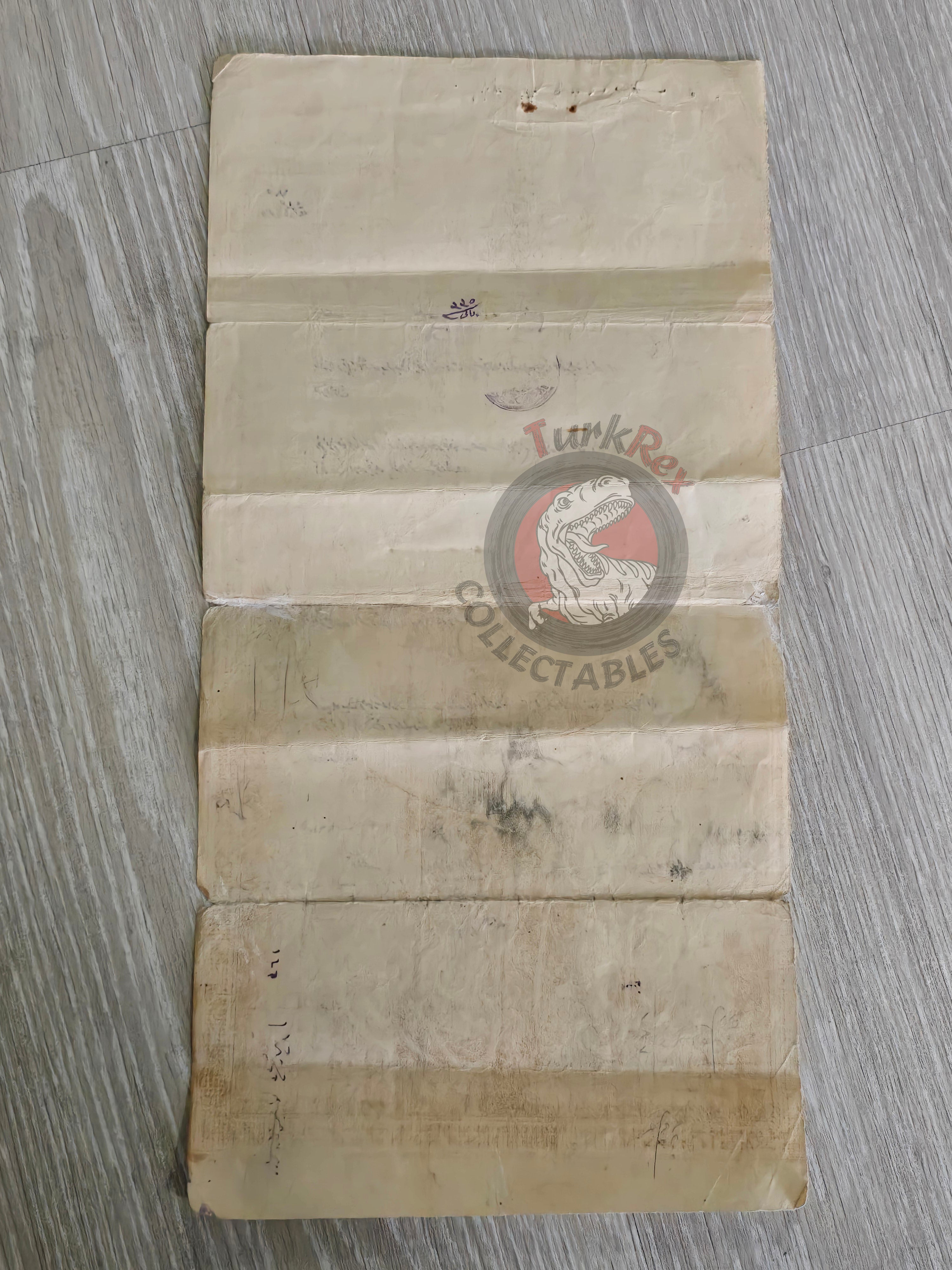 Ottoman 1919 Land Deed House in Kilis Ketenciyan Muslim Christian Citizen Title Deed