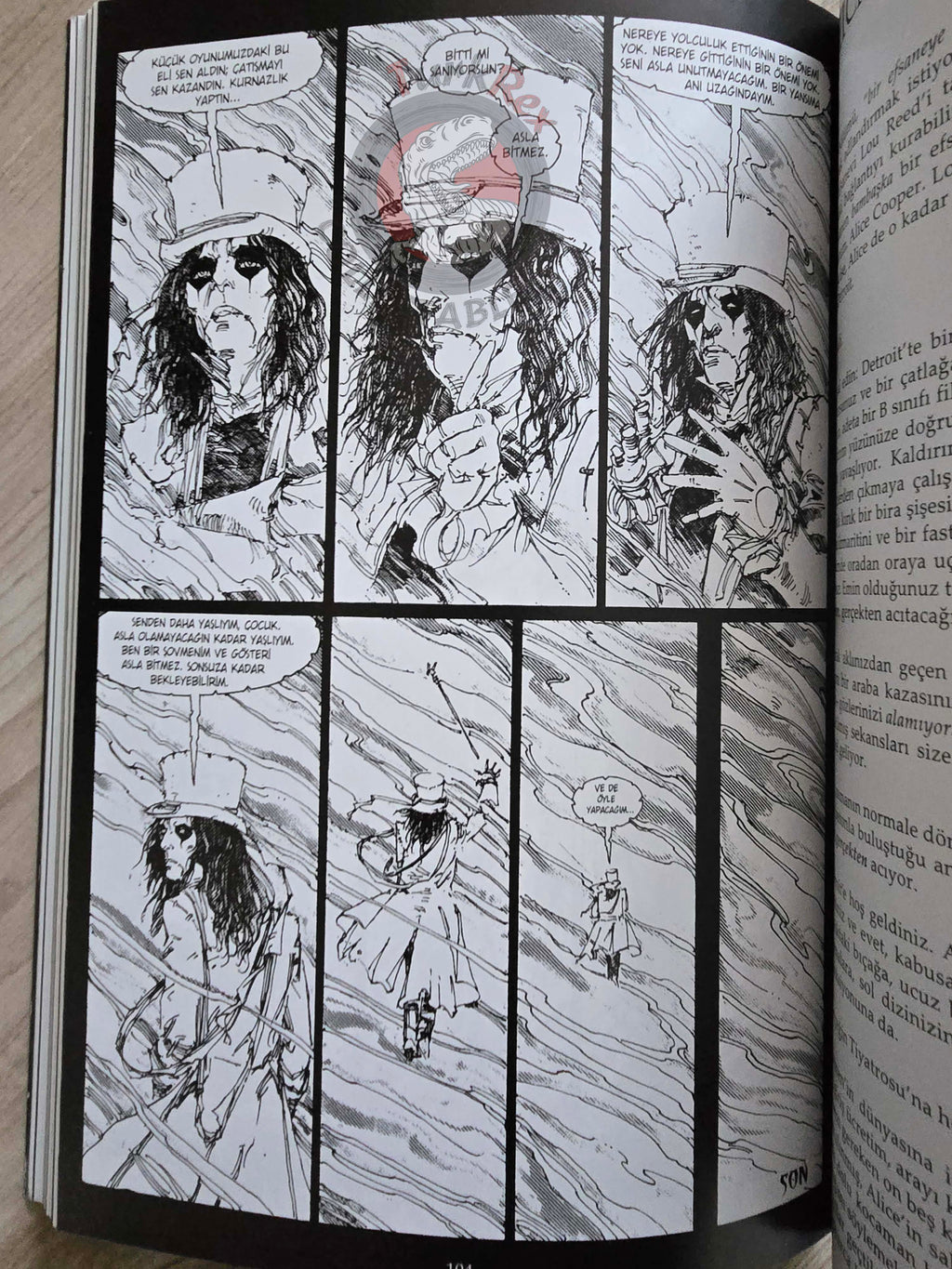 The Last Temptation - Neil Gaiman Alice Cooper Turkish Comic Turkey 2015