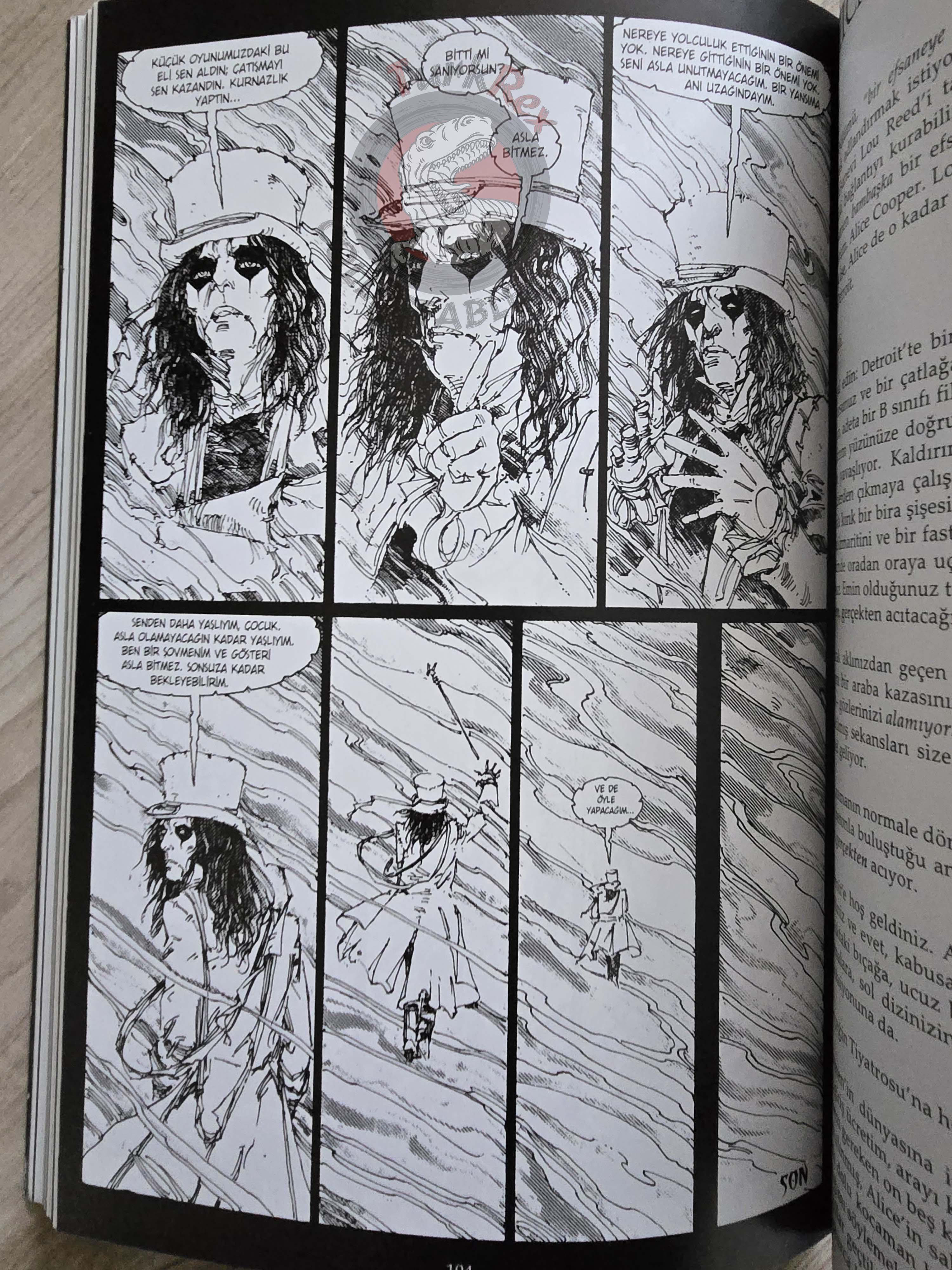 The Last Temptation - Neil Gaiman Alice Cooper Turkish Comic Turkey 2015