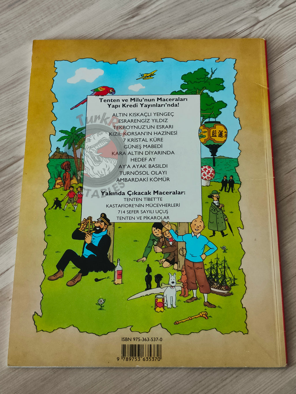 Tintin – The Red Sea Sharks 1996 Turkish Edition Comic Turkey 1st YKY