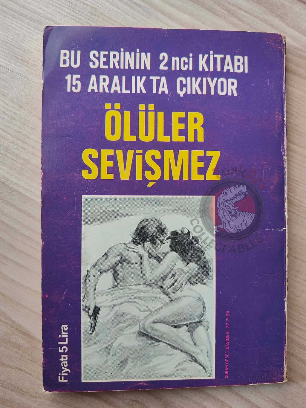 Lomax Quinn – Jack Brown #1 Kill and Kiss 1970 Turkish Book Turkey