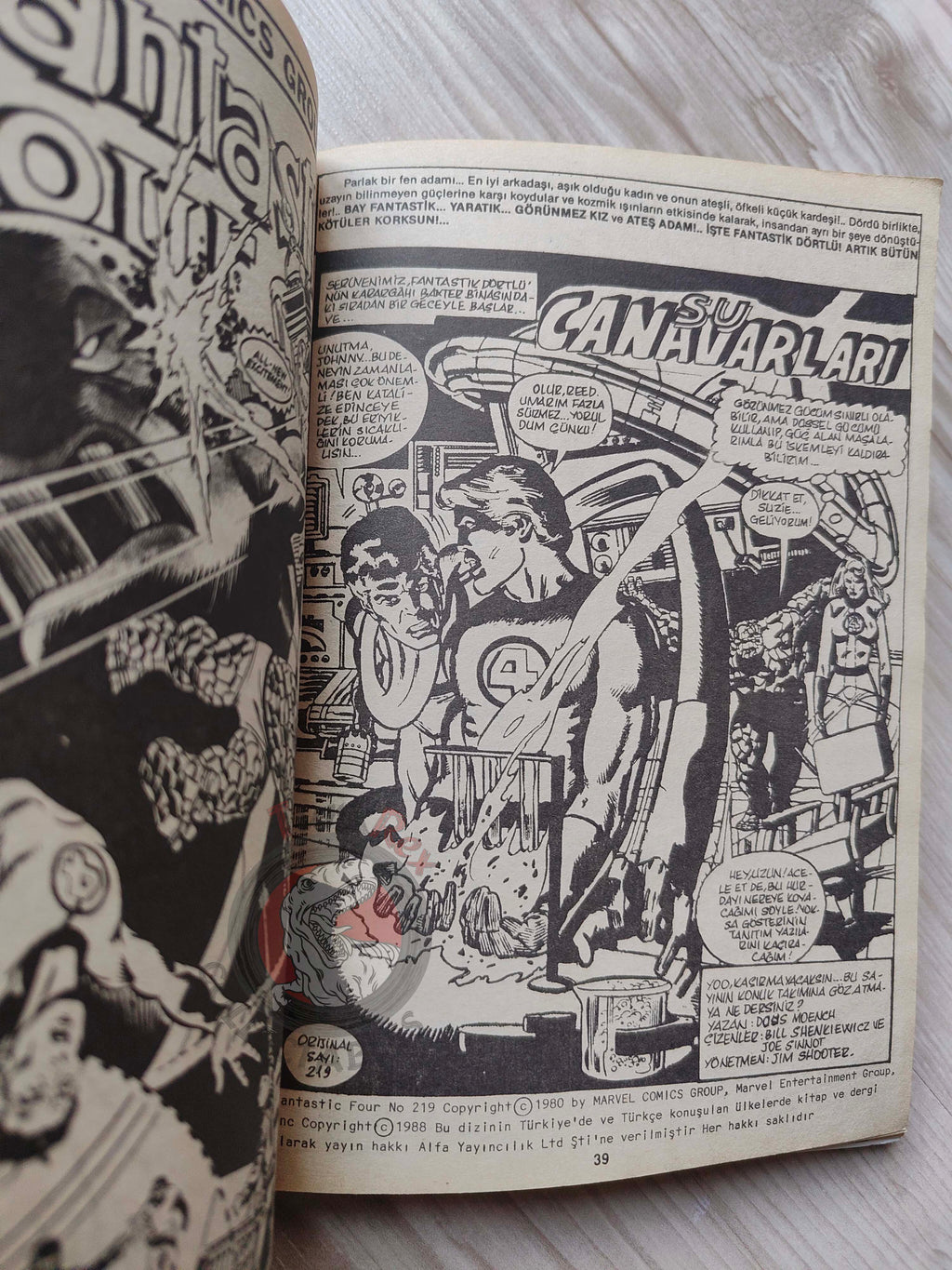 Fantastic Four Volume #5 1989 Turkish Comic Turkey #217 - #224