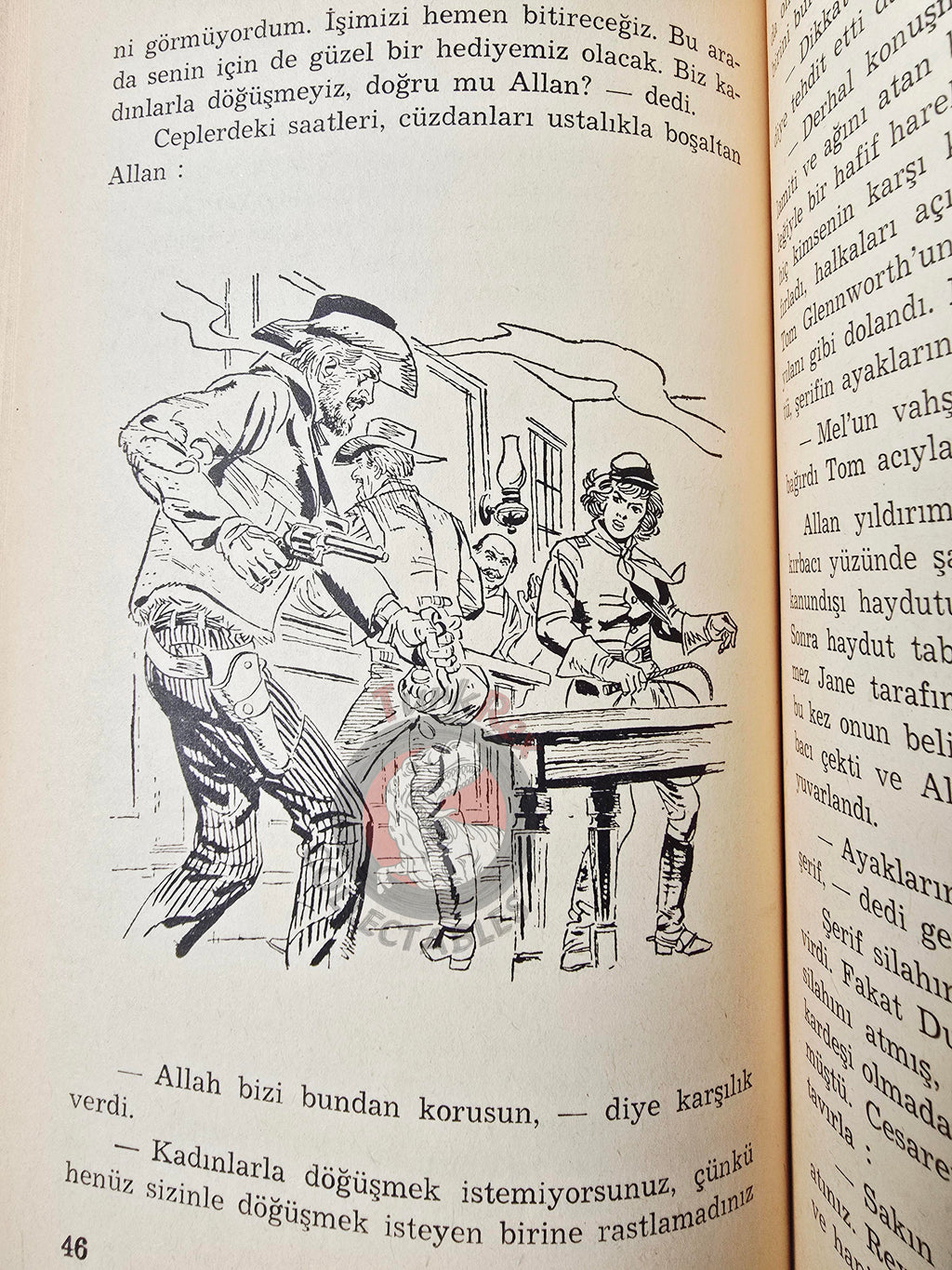 Robert Owens – Calamity Jane 1972 1st Turkish Book Turkey Illustrated