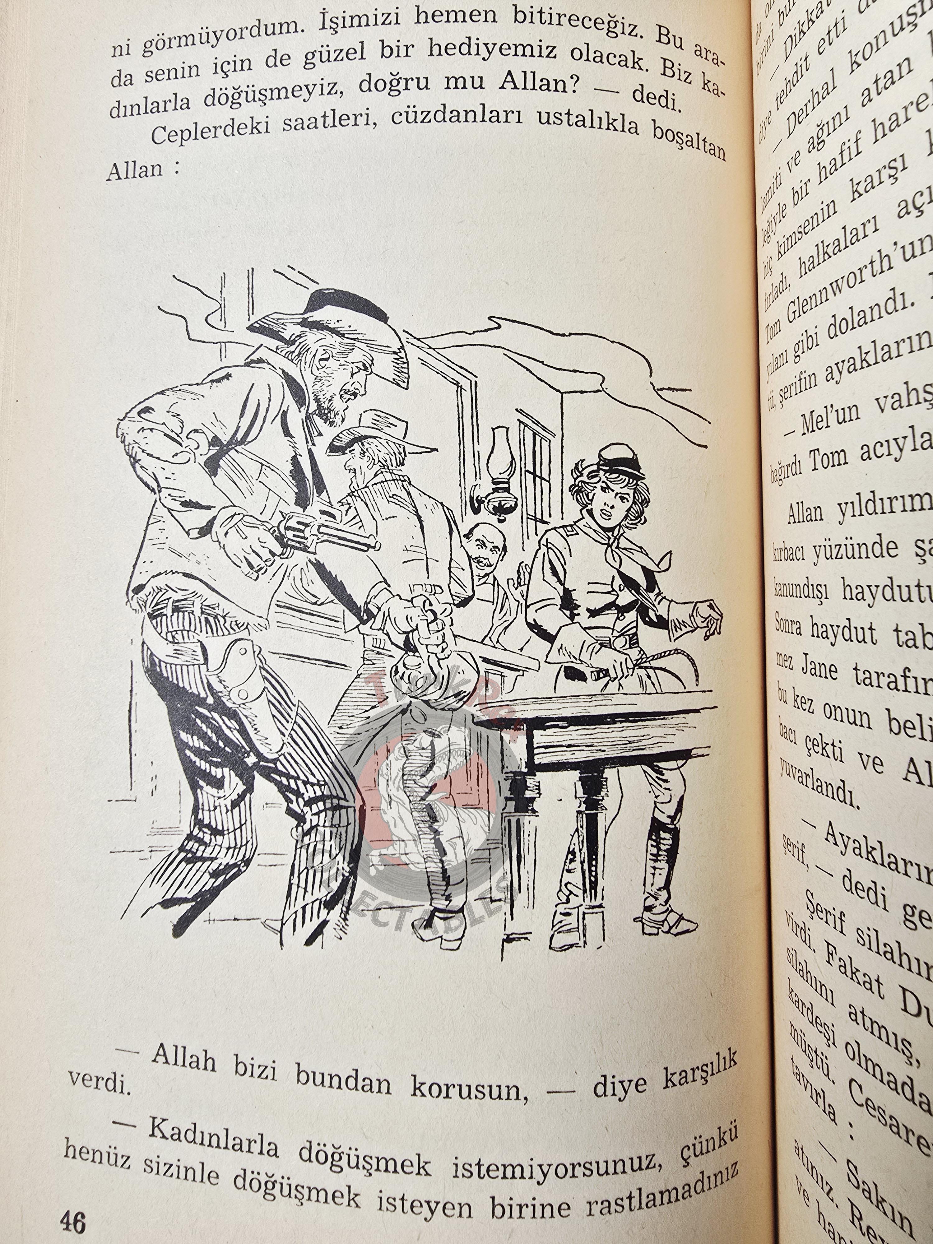 Robert Owens – Calamity Jane 1972 1st Turkish Book Turkey Illustrated