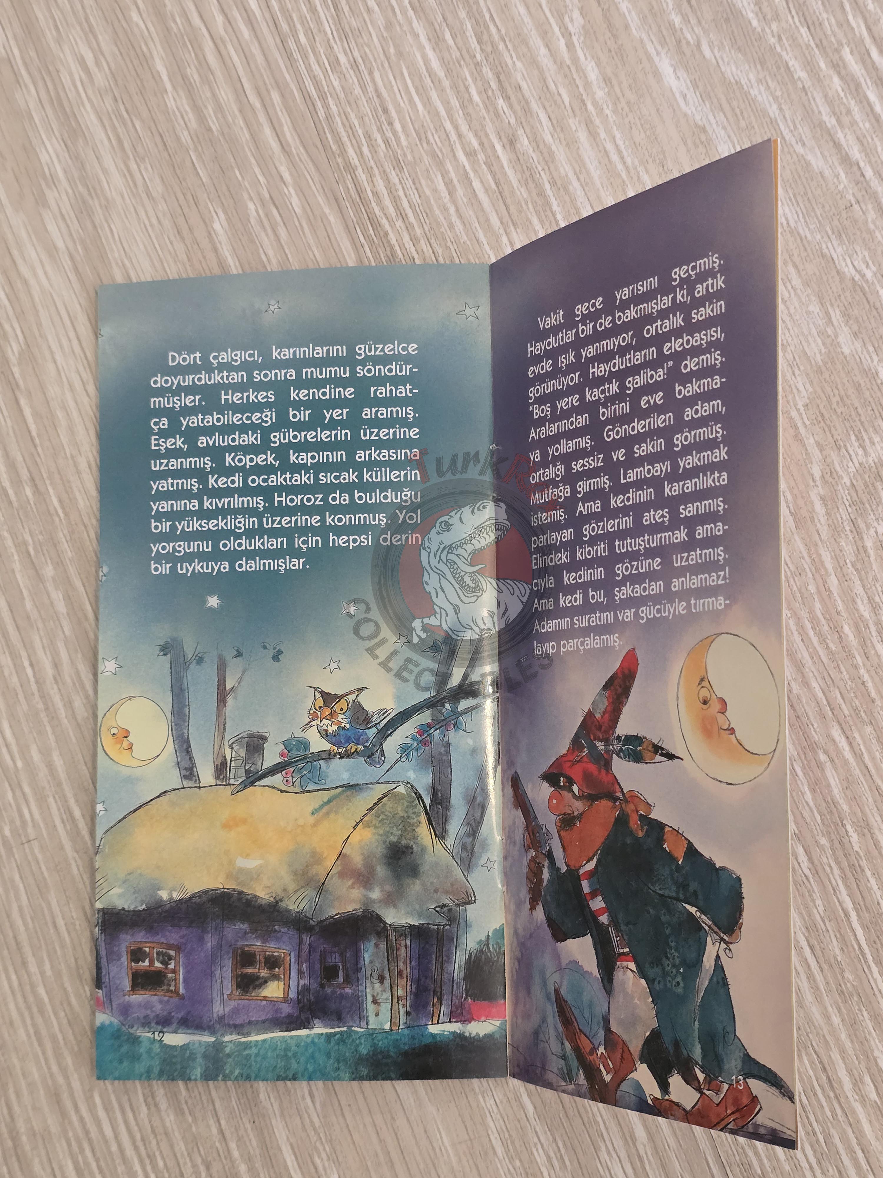 Grimm Brothers – Town Musicians of Bremen 2011 Turkish Book Turkey Illustrated 1