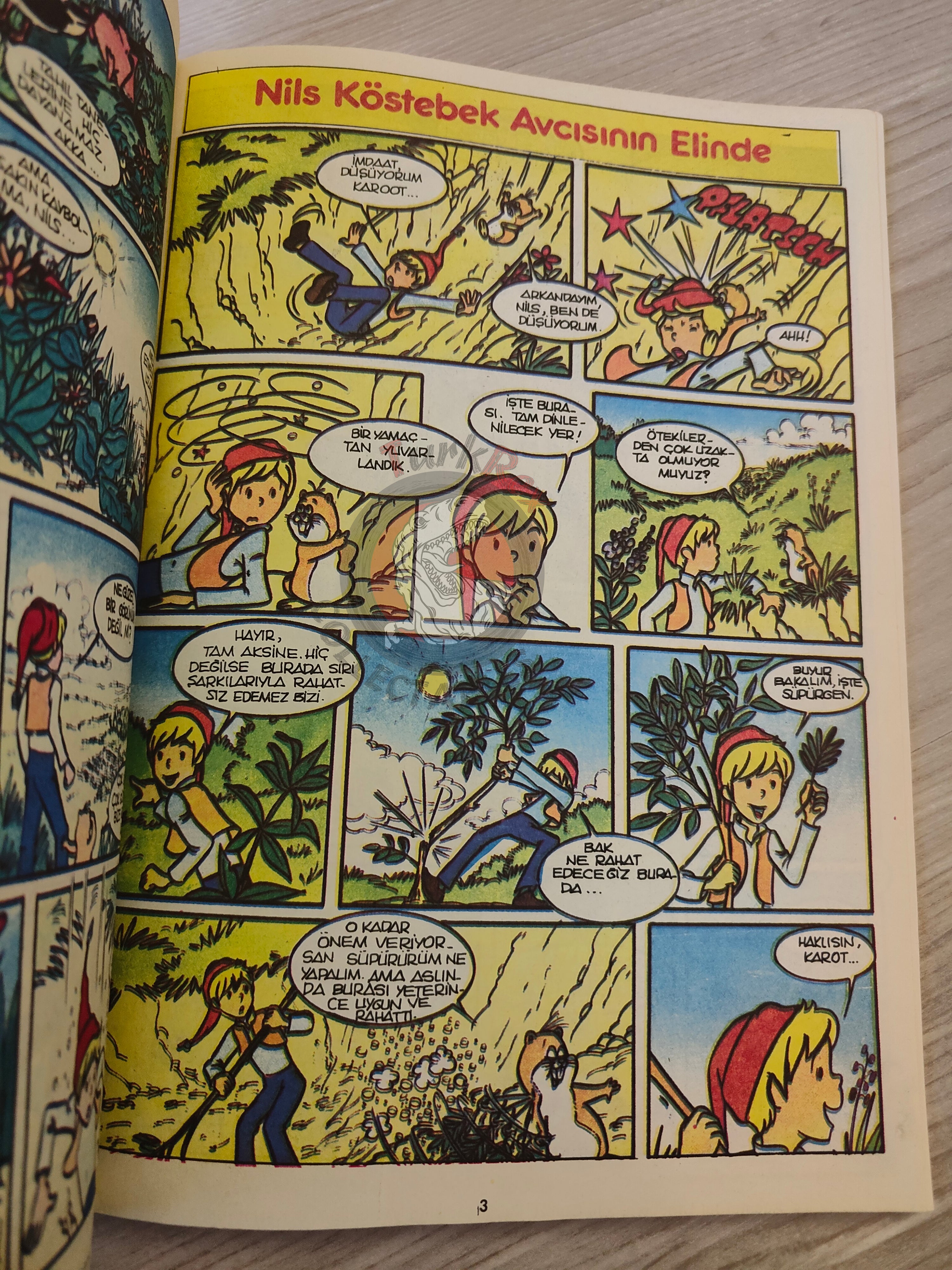 The Wonderful Adventures of Nils #4 1985 Turkish Comic Turkey Selma Lagerlöf