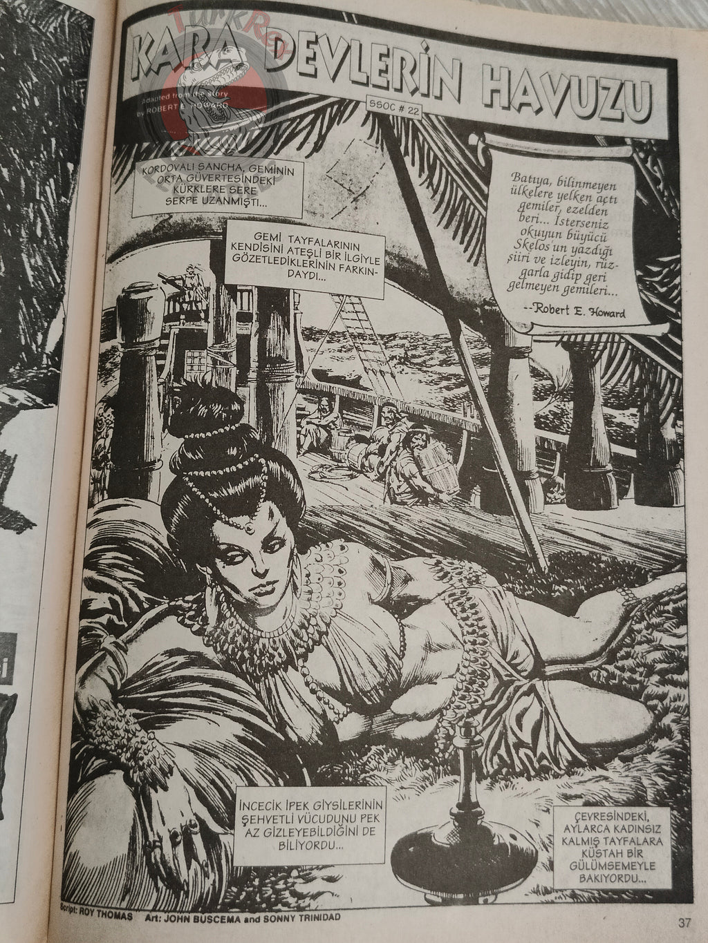 Conan #13 The Savage Sword of Conan #22 #23 Turkish Comic Turkey