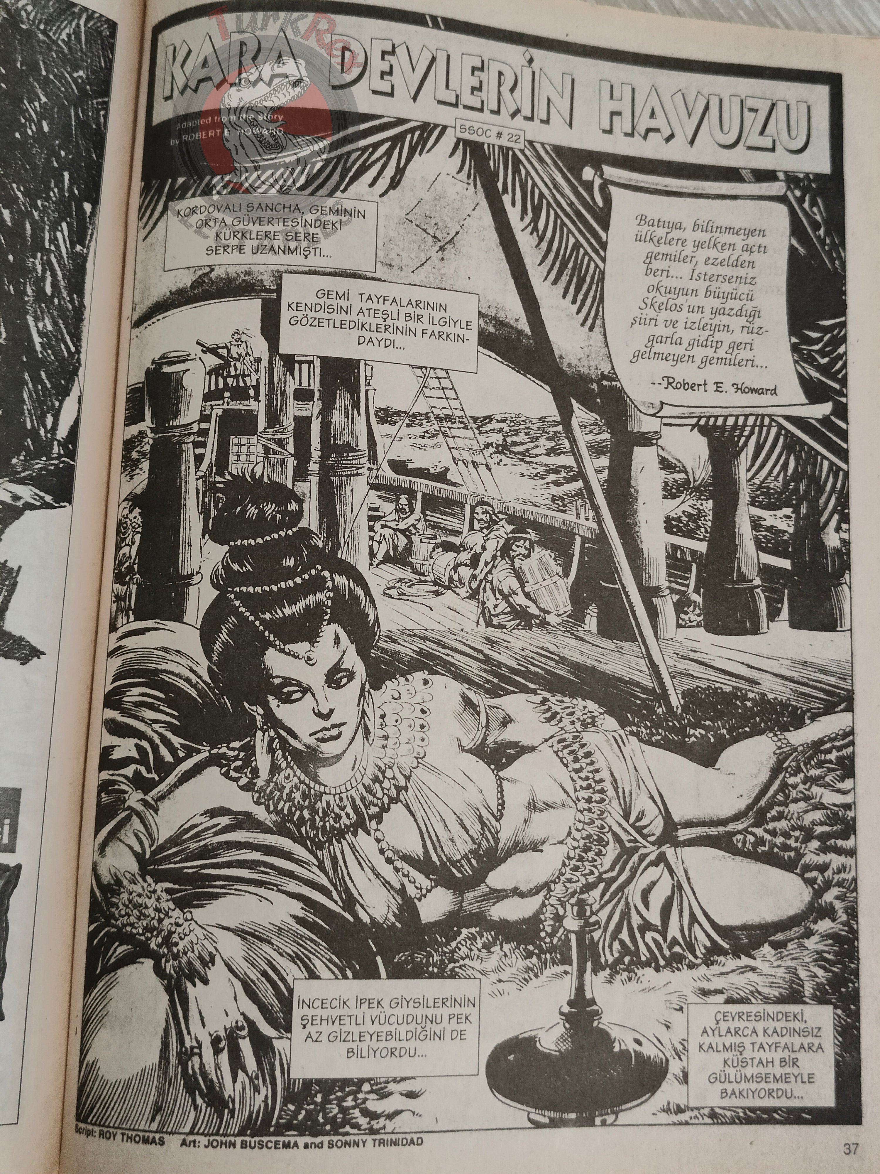 Conan #13 The Savage Sword of Conan #22 #23 Turkish Comic Turkey