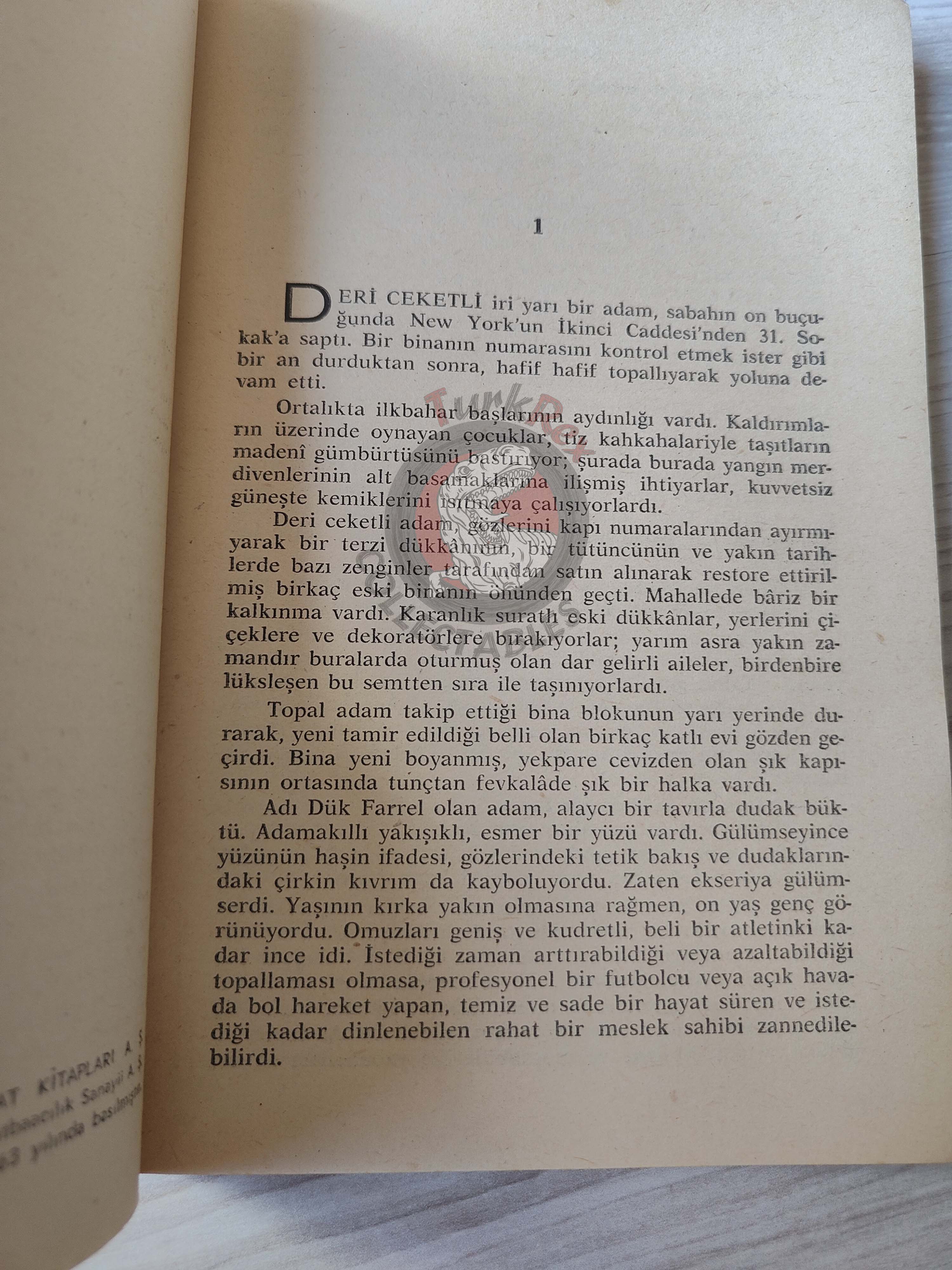 William P. McGivern – The Seven File 1963 1st Turkish Book Turkey