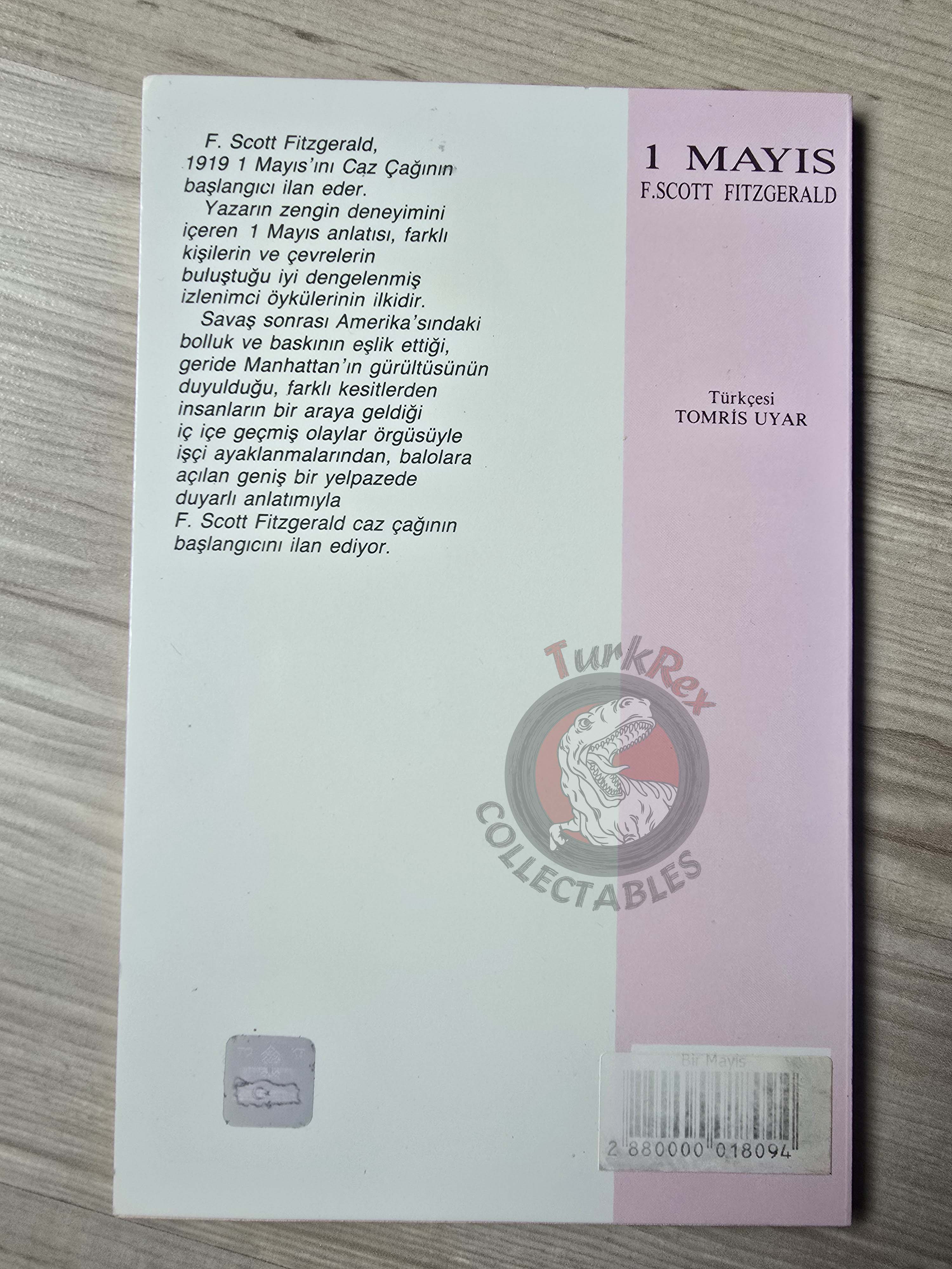 F. Scott Fitzgerald   – May Day / Tales of the Jazz Age Turkish Book Turkey