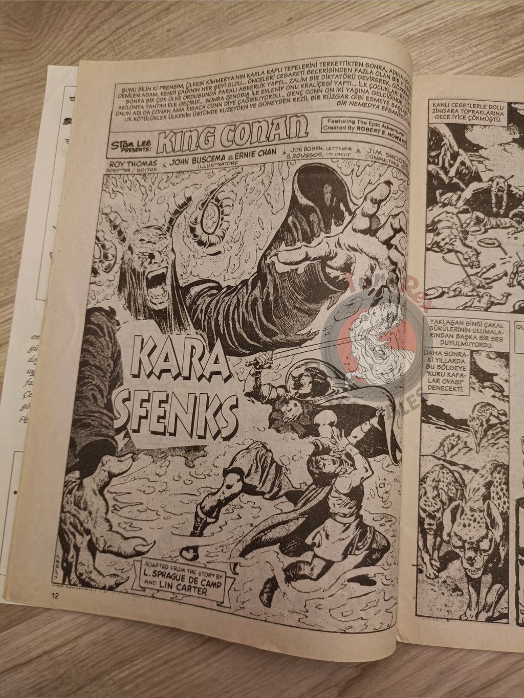 Kral Conan #17 King Conan #1 #2 #3 Turkish Comic Turkey SSOC #50