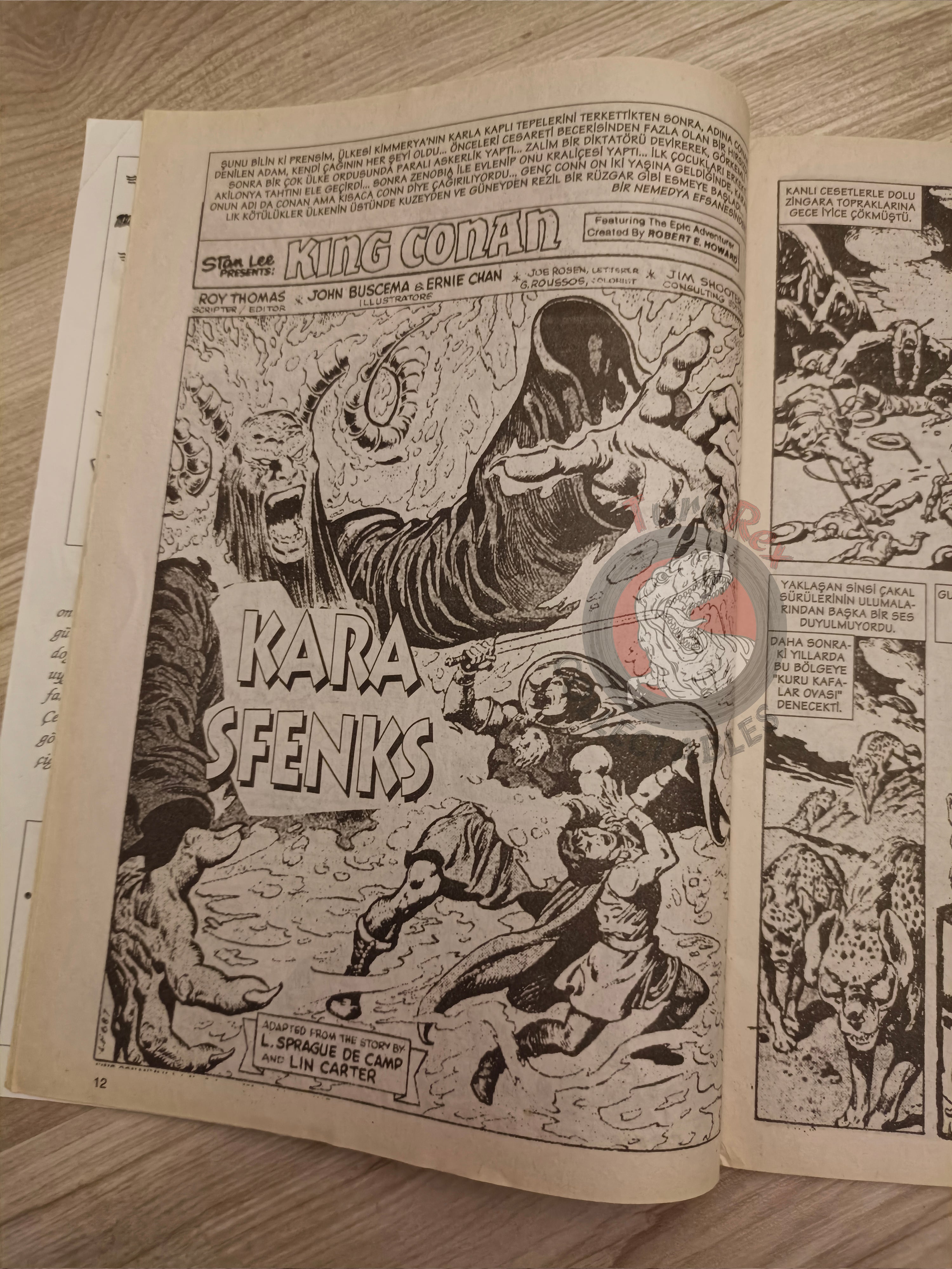 Kral Conan #17 King Conan #1 #2 #3 Turkish Comic Turkey SSOC #50